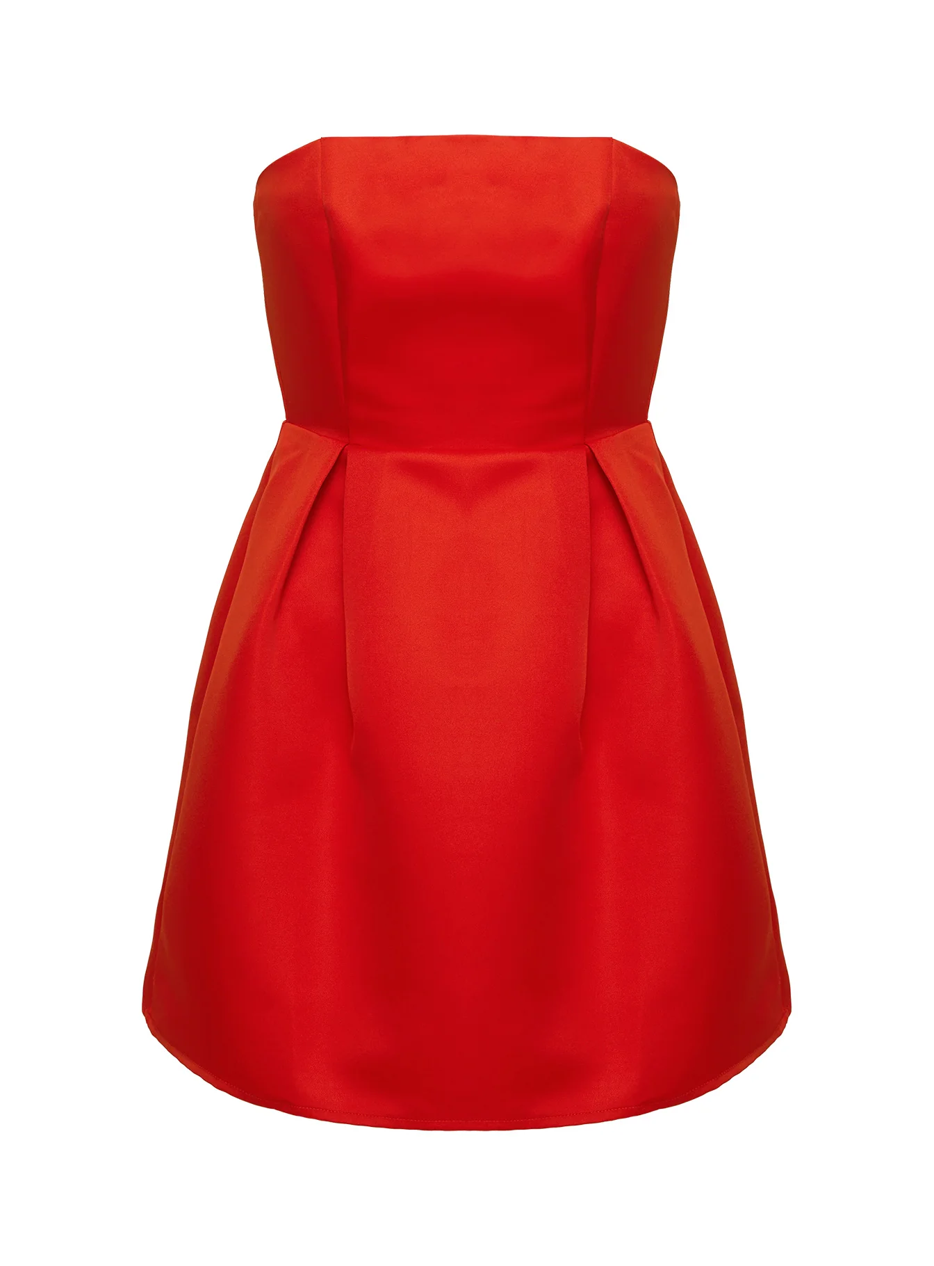 Spader Corset Mini Dress Red