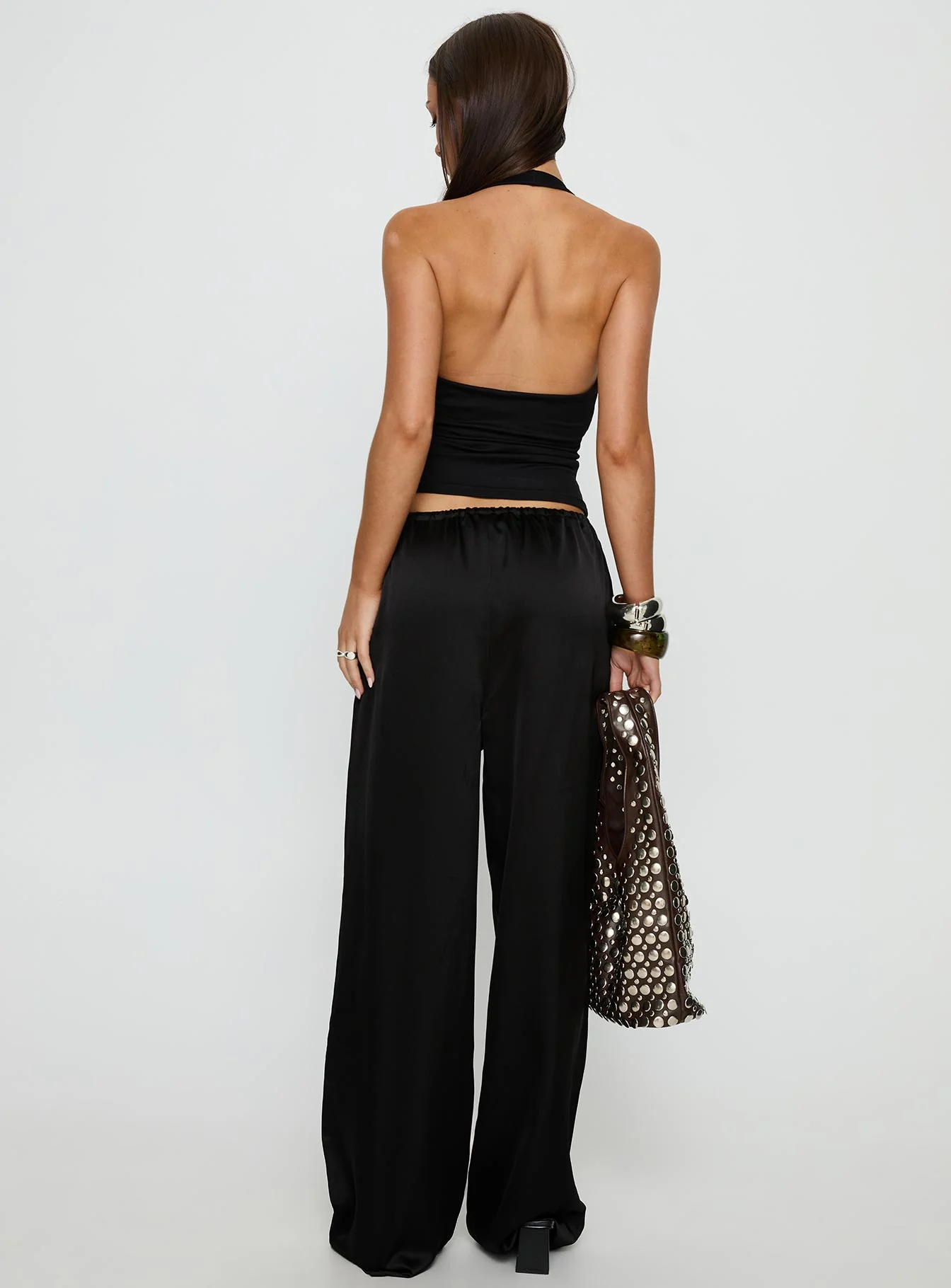 Soulstar Satin Pants Black