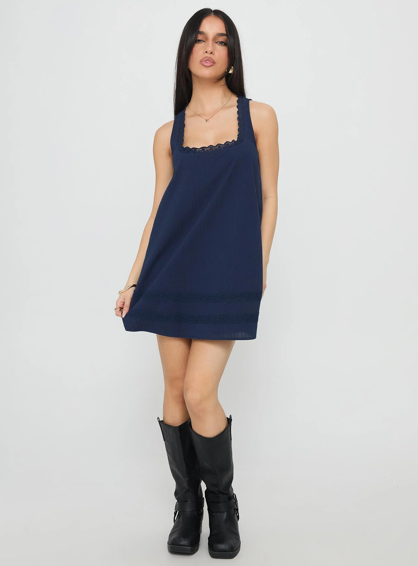 Alanah Mini Dress Navy