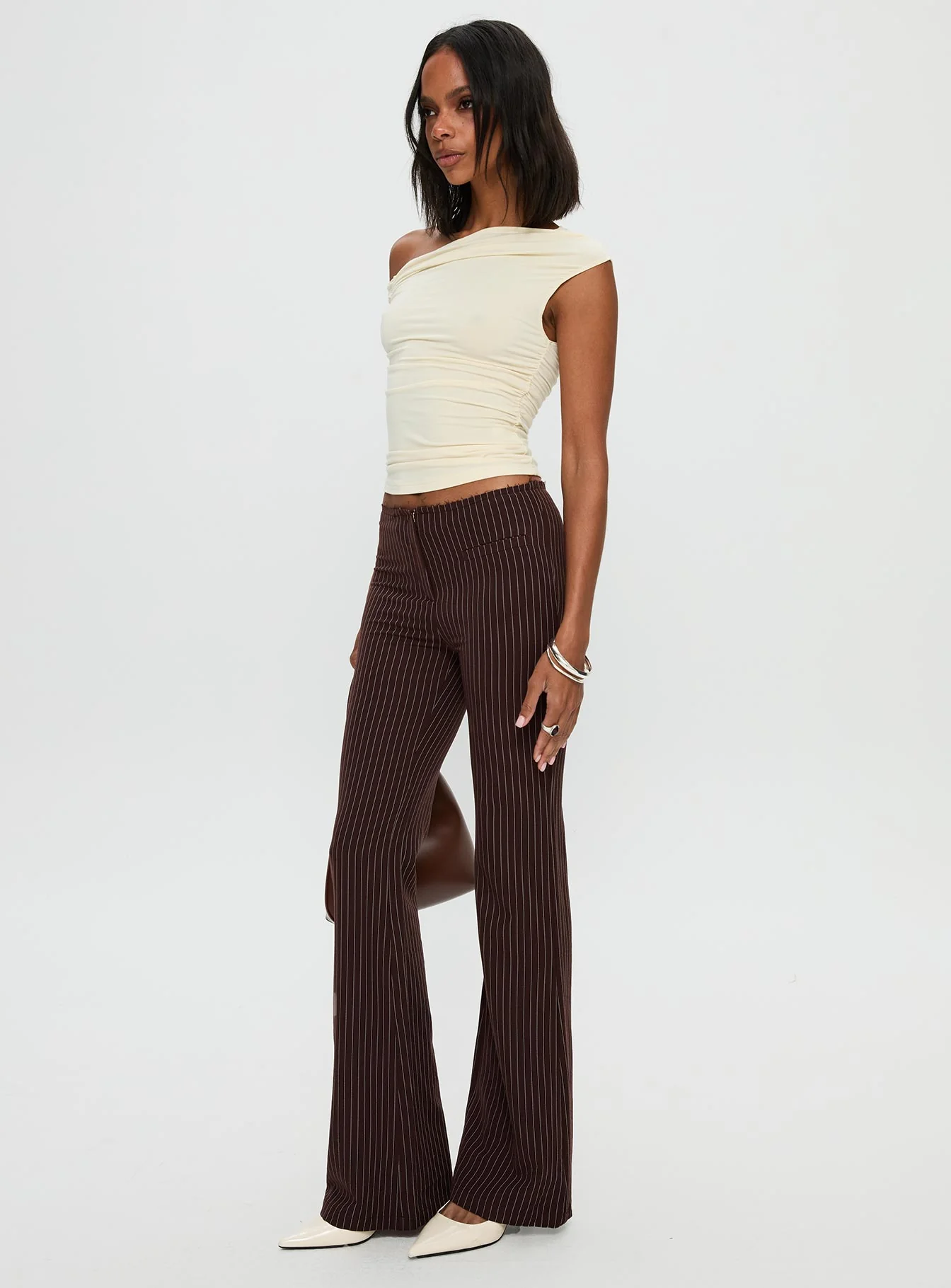 Sportia Flare Pants Brown