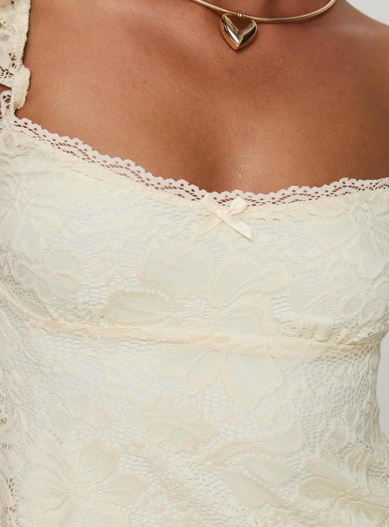 Madaleine Lace Top Cream