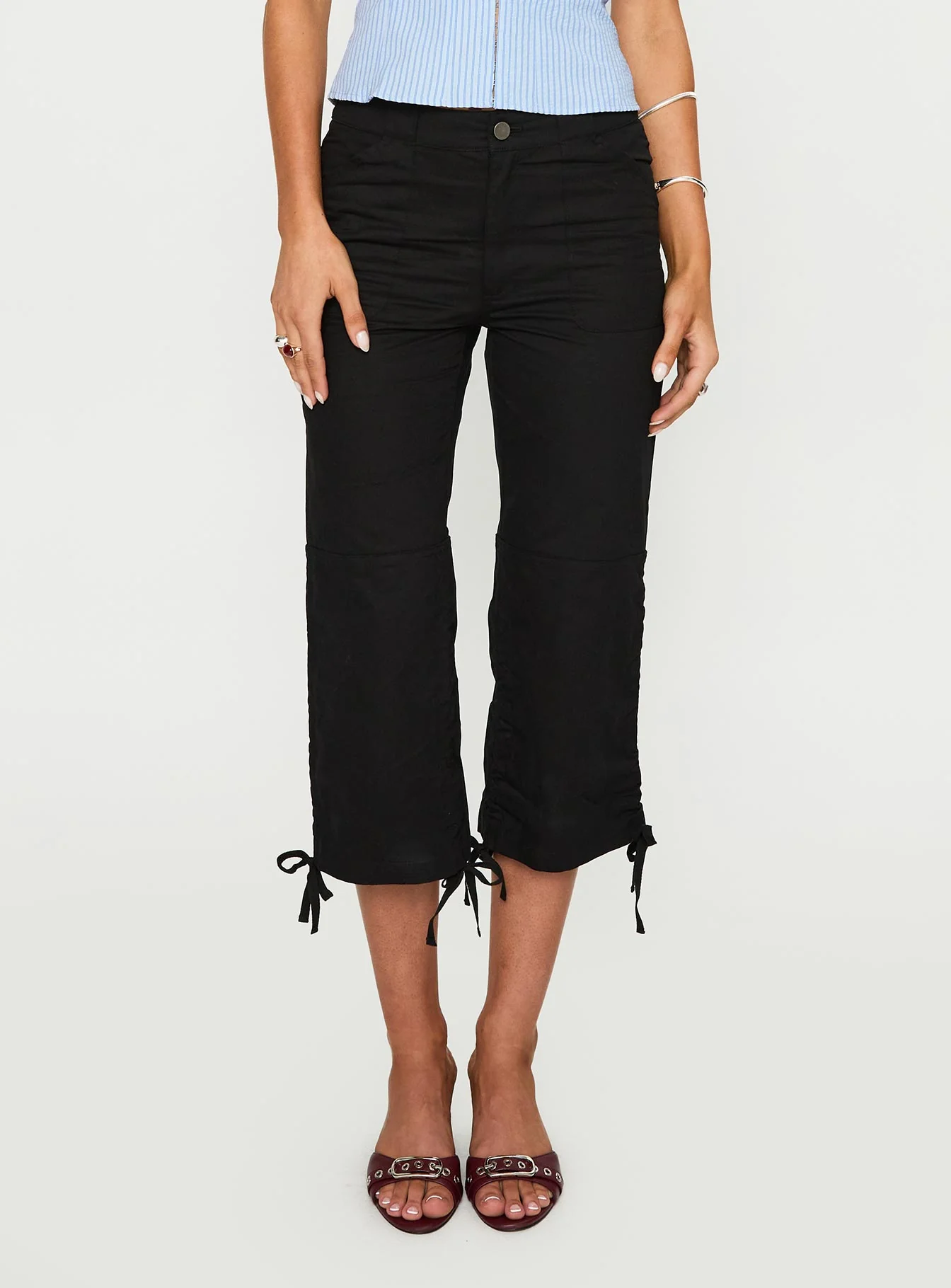 Hot Rod Capri Pant Black