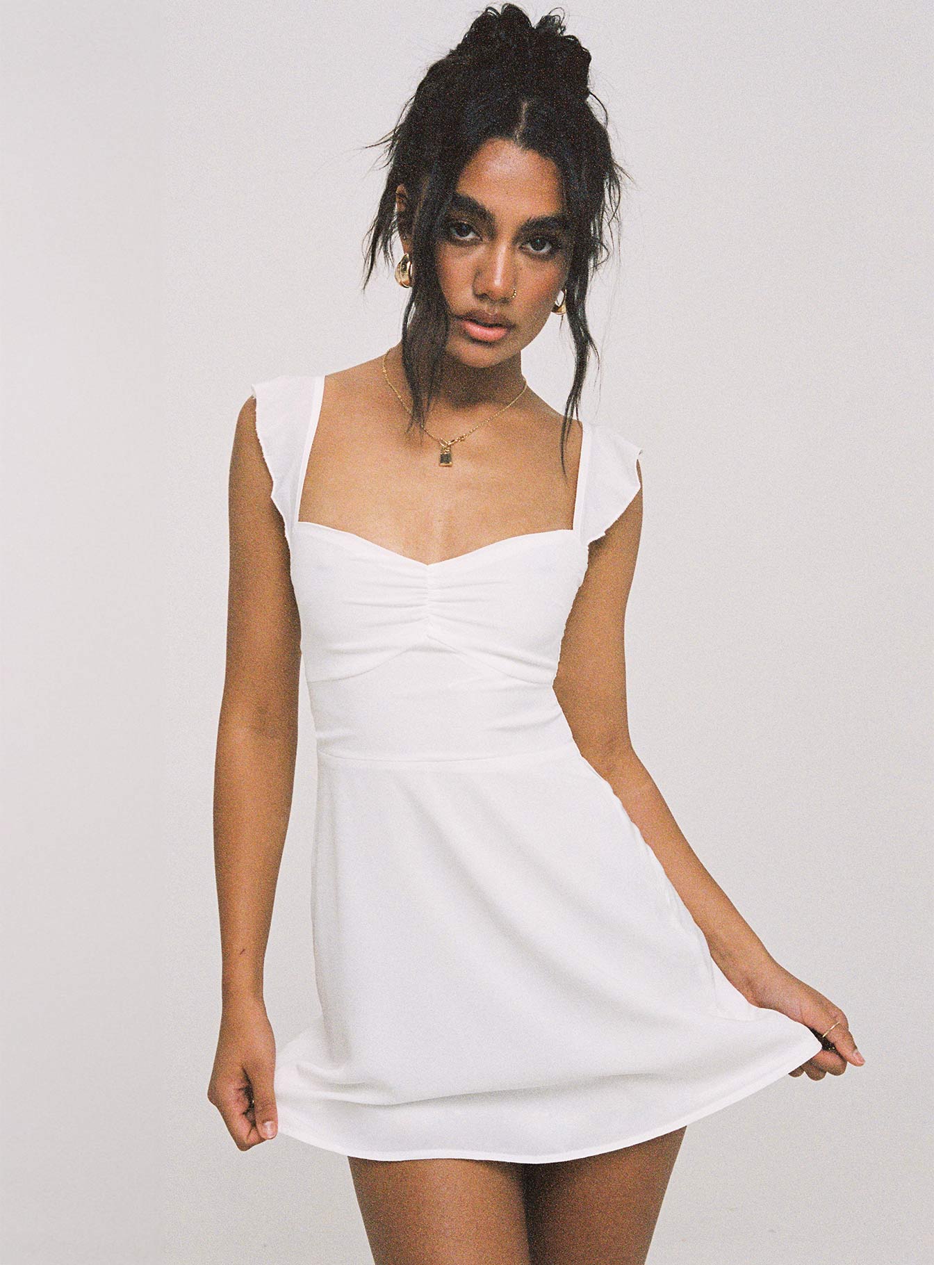 Landon Mini Dress White