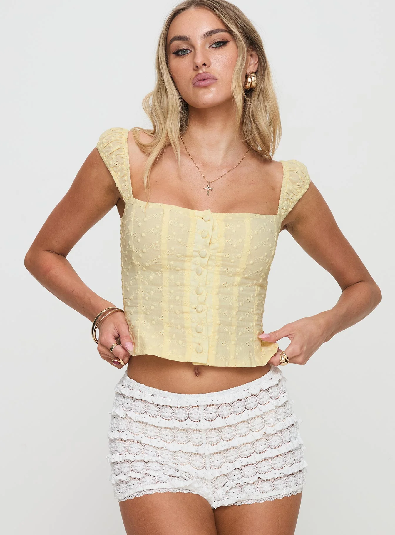 Jenalee Top Yellow