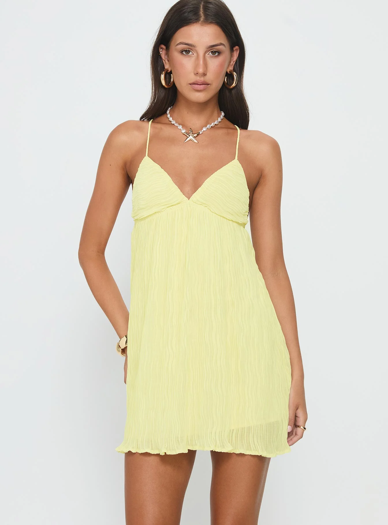 Matea Mini Dress Lemon
