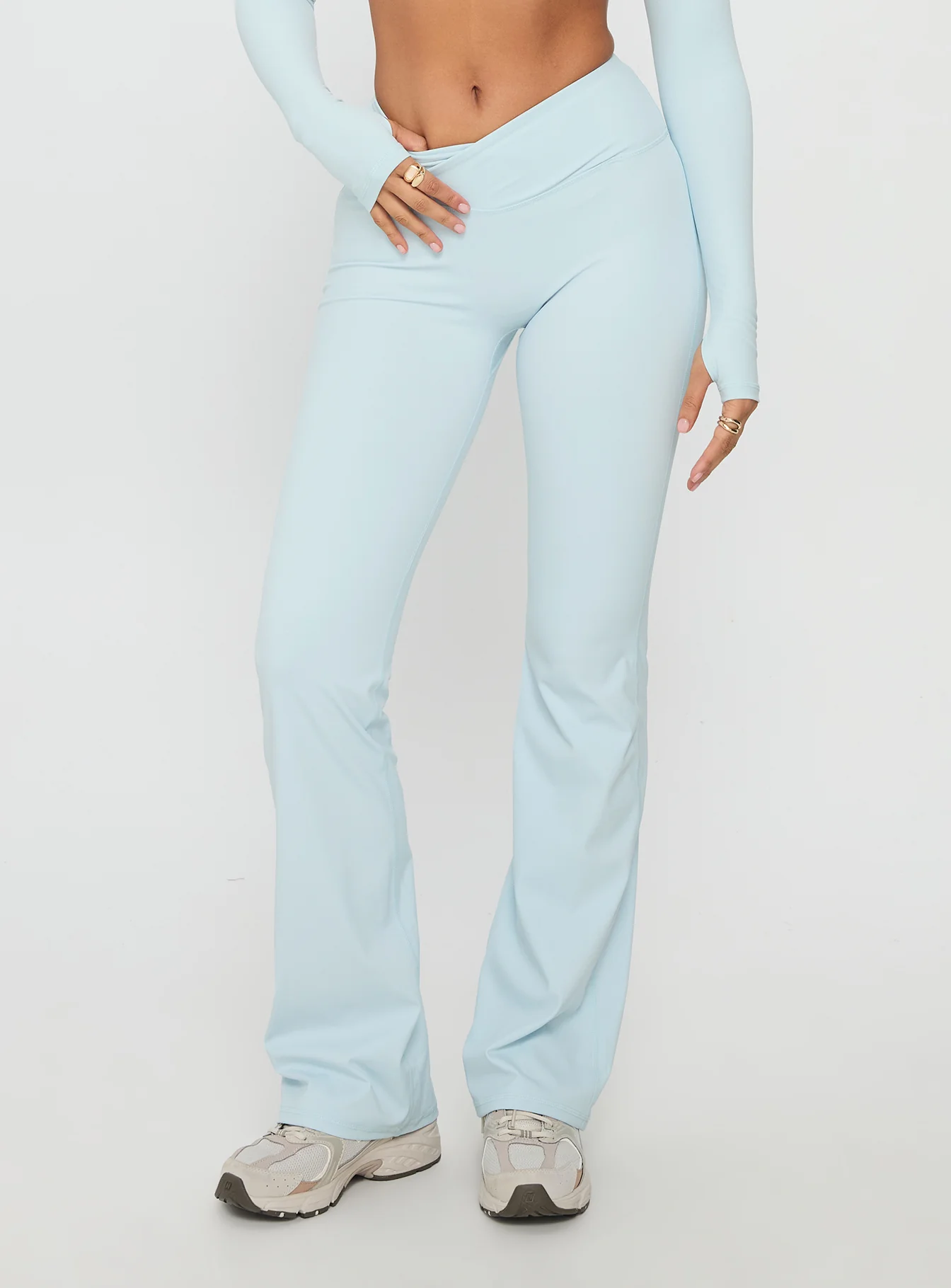 Sunday Session Active Flare Leg Pant Blue