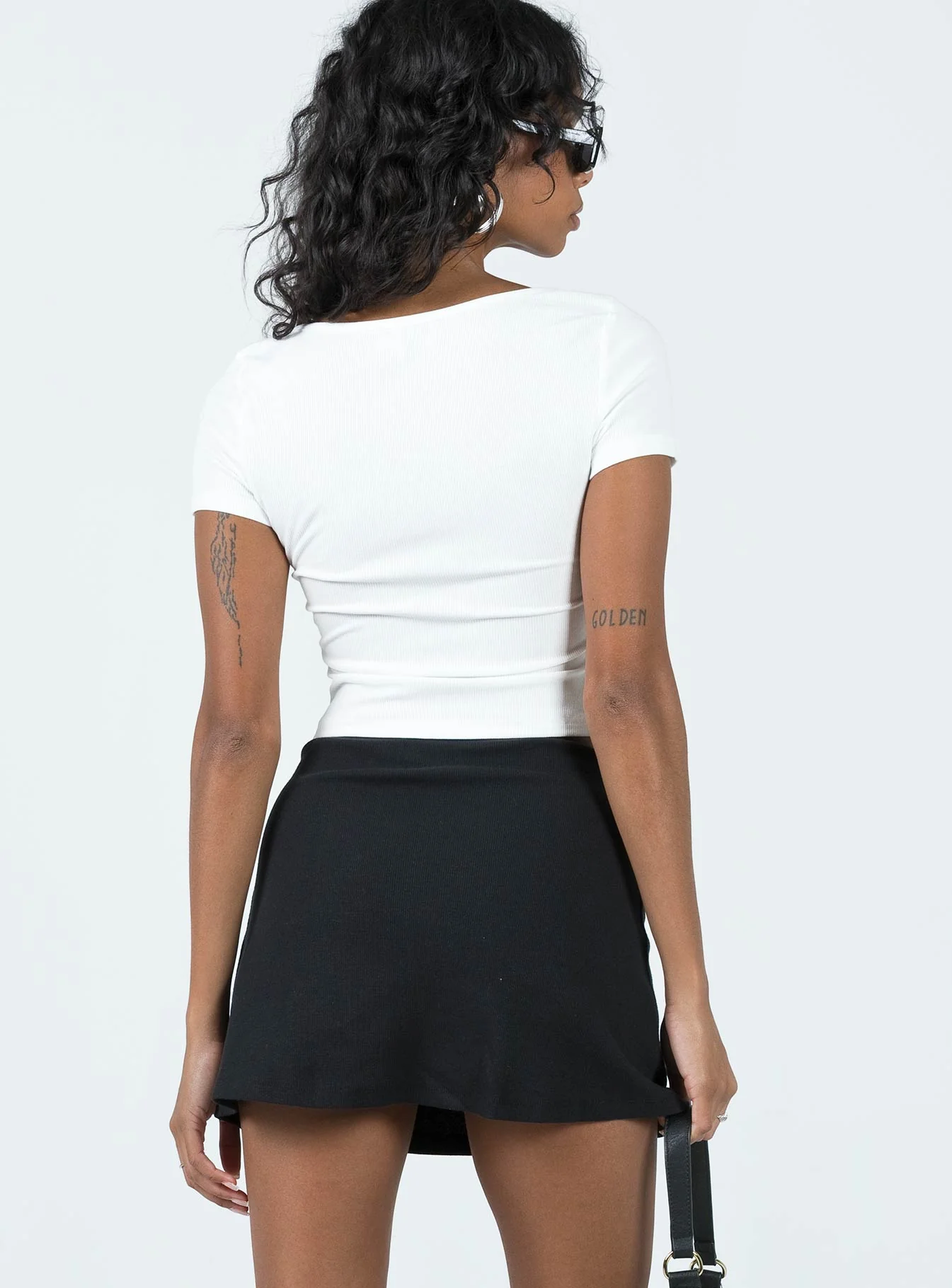 Banksia Mini Skirt Black