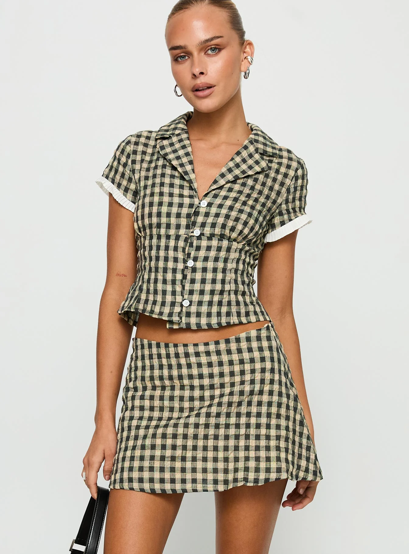 Rhom Set Brown Check