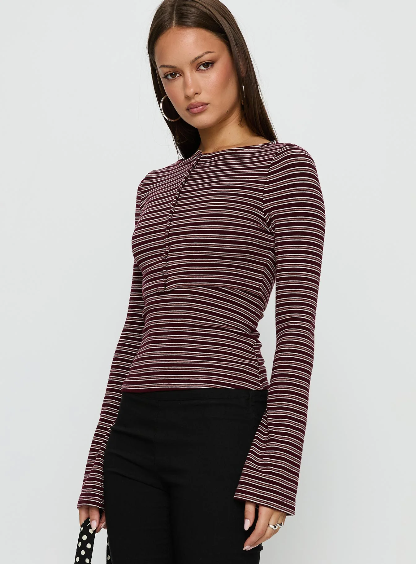 Spence Layered Top Multi Stripe