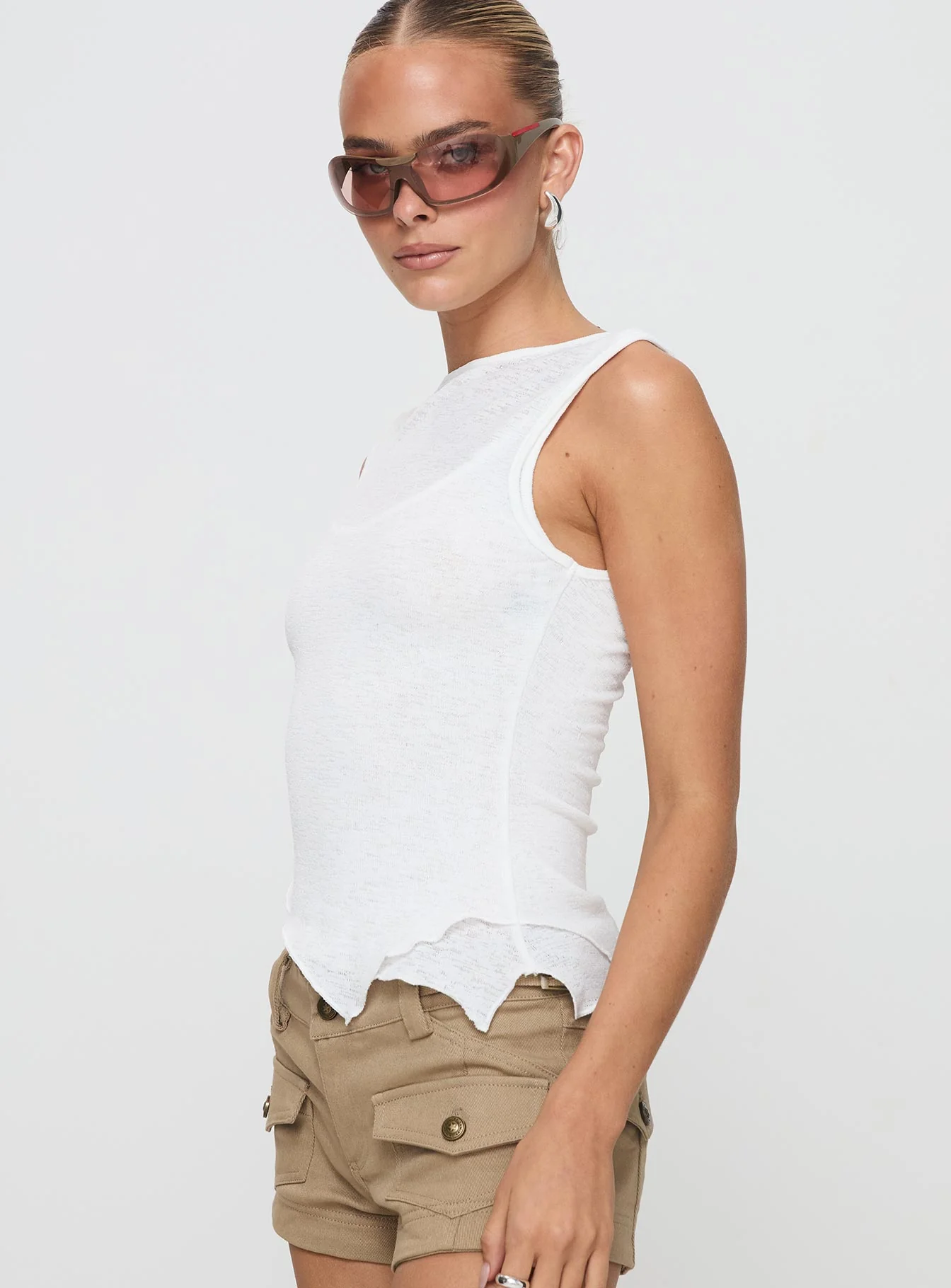 Lefort Tank Top White