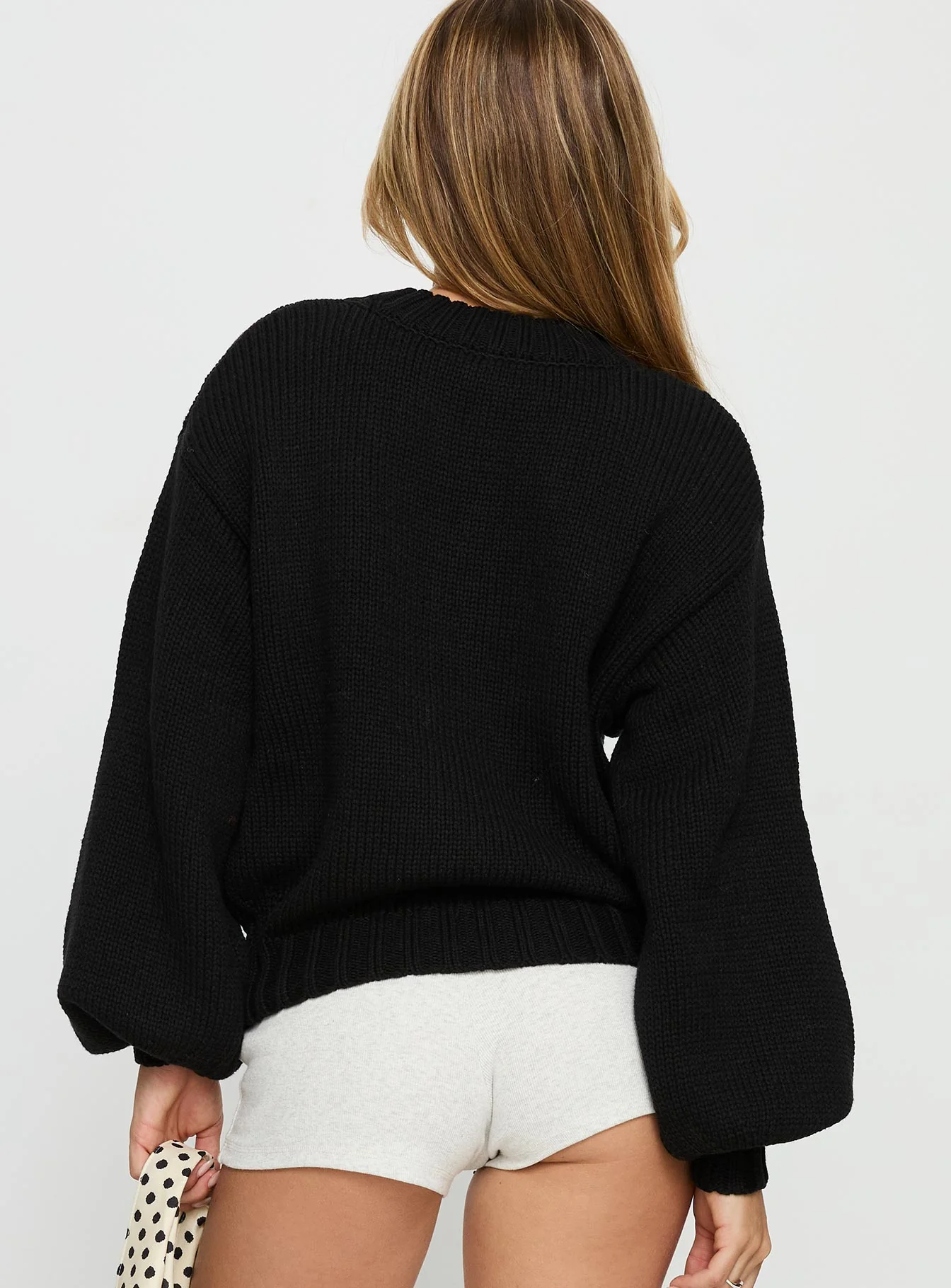 Edern Cardigan Black