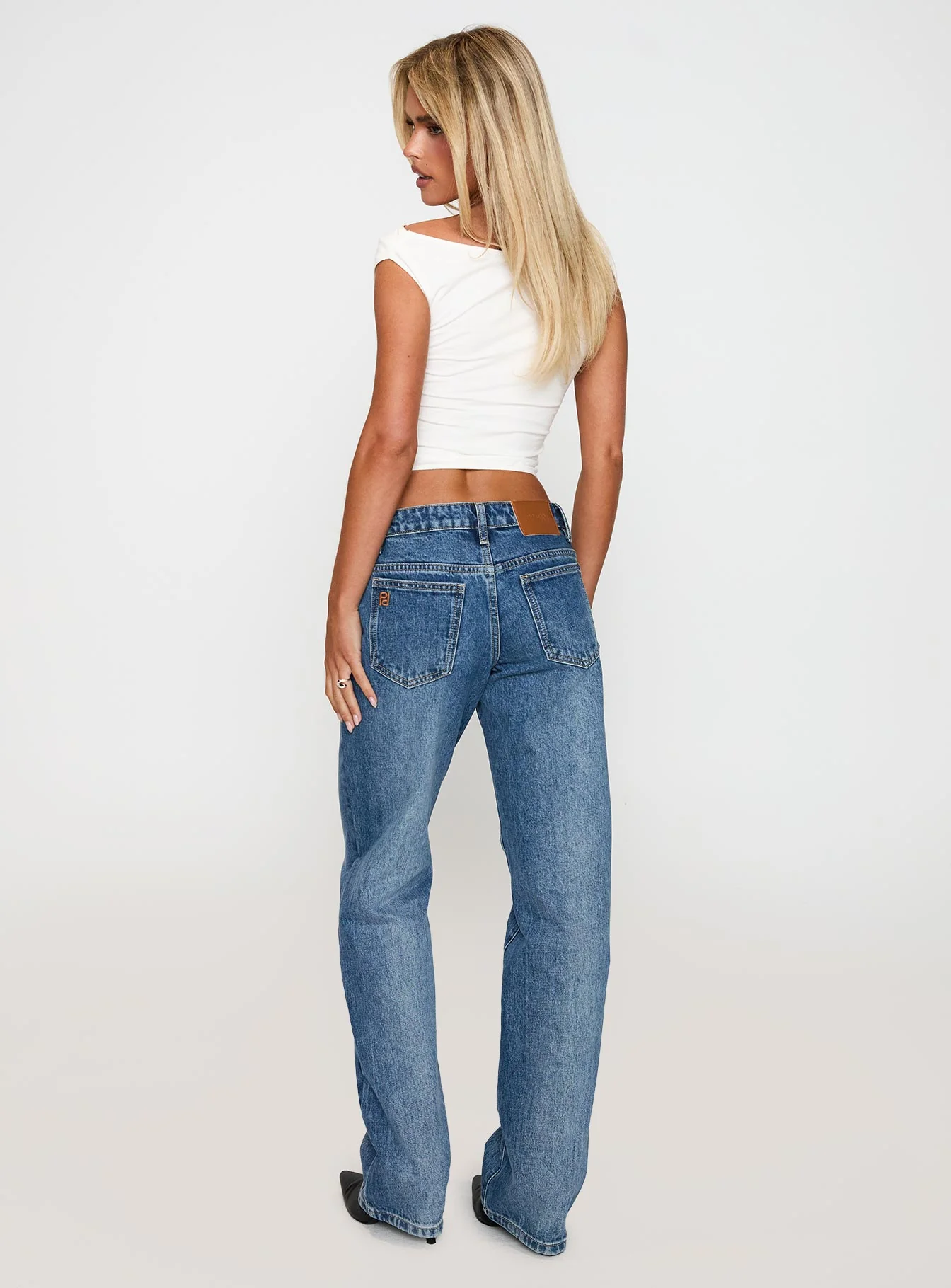 Better Half Low Rise Straight Leg Jeans Horizon Blue