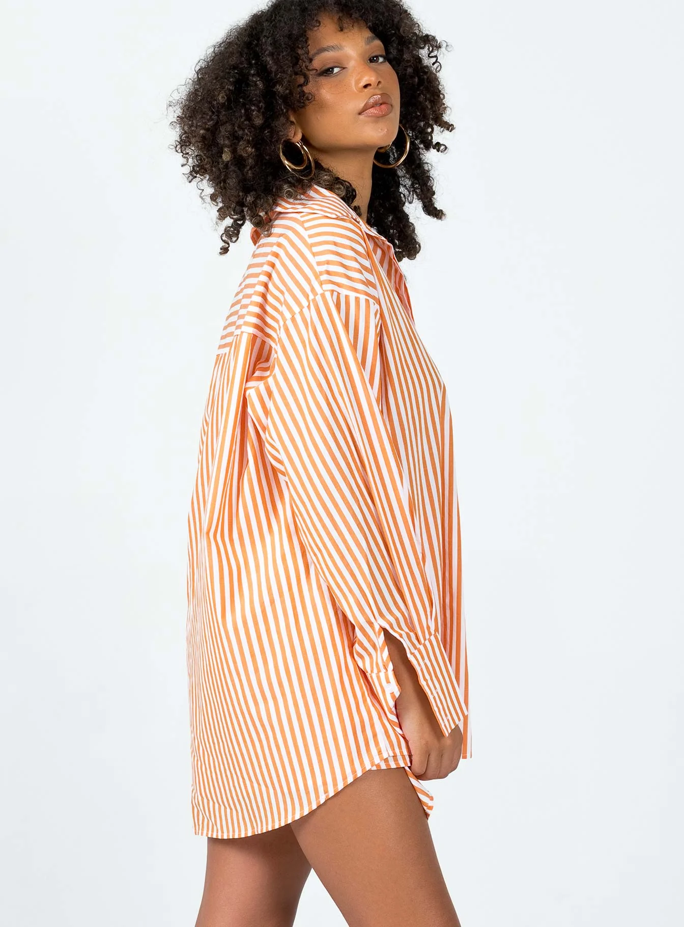 Boyfriend Shirt Orange