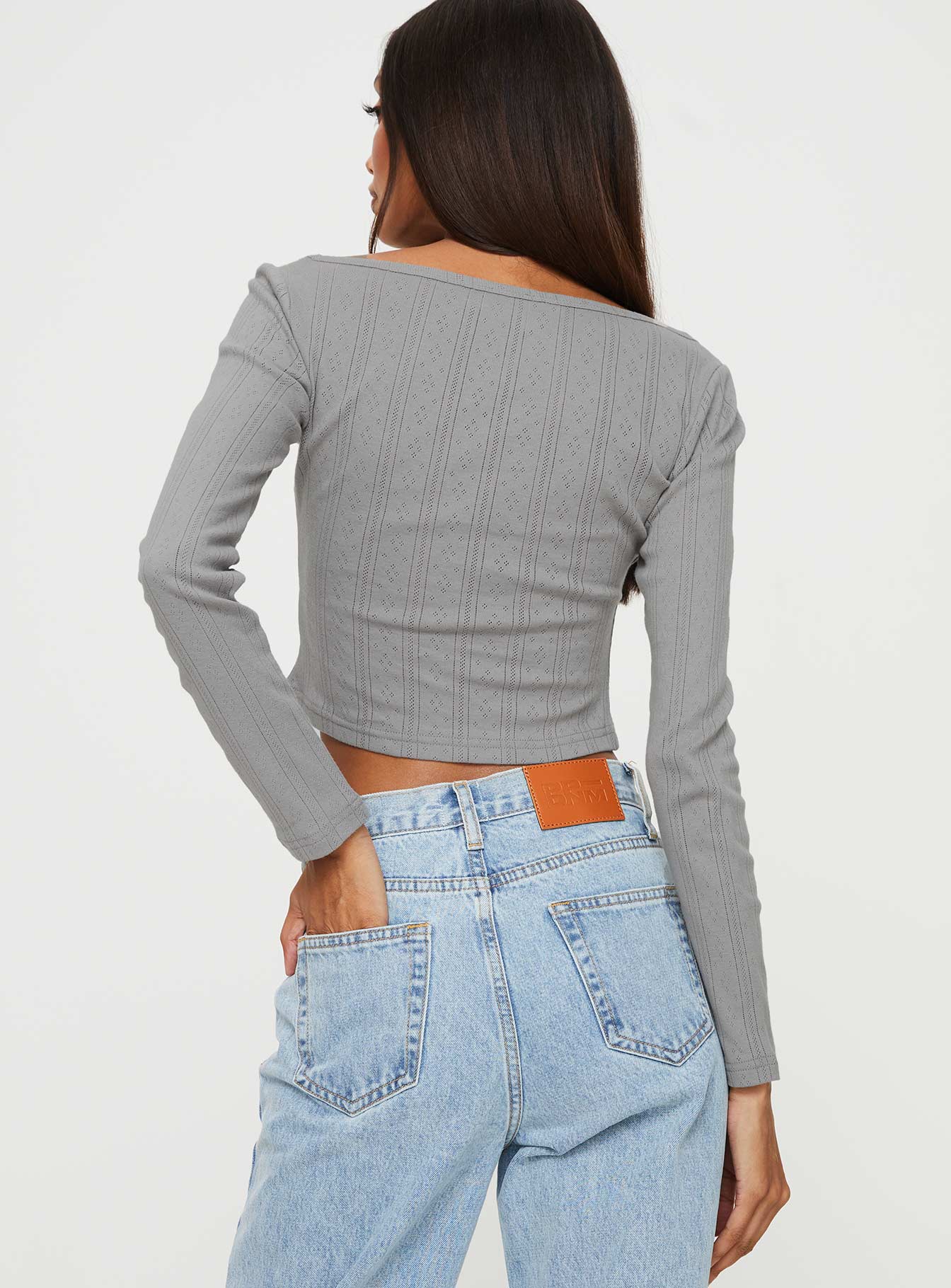 Parklane Long Sleeve Top Grey
