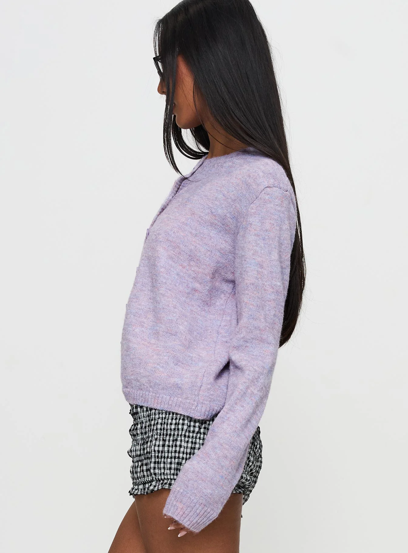 Denmark Cardigan Lilac