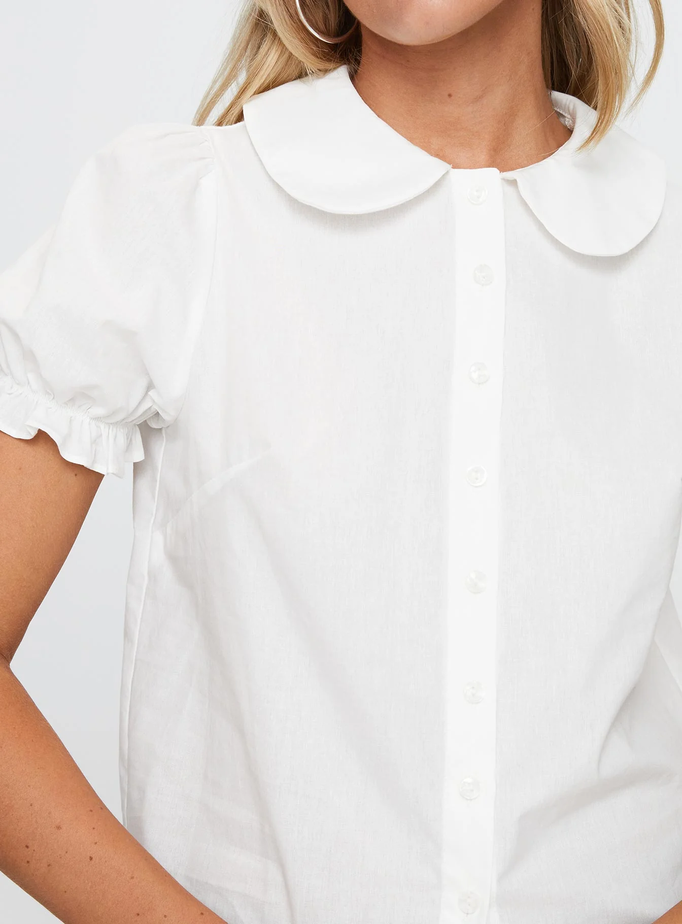 Neverland Blouse Top White