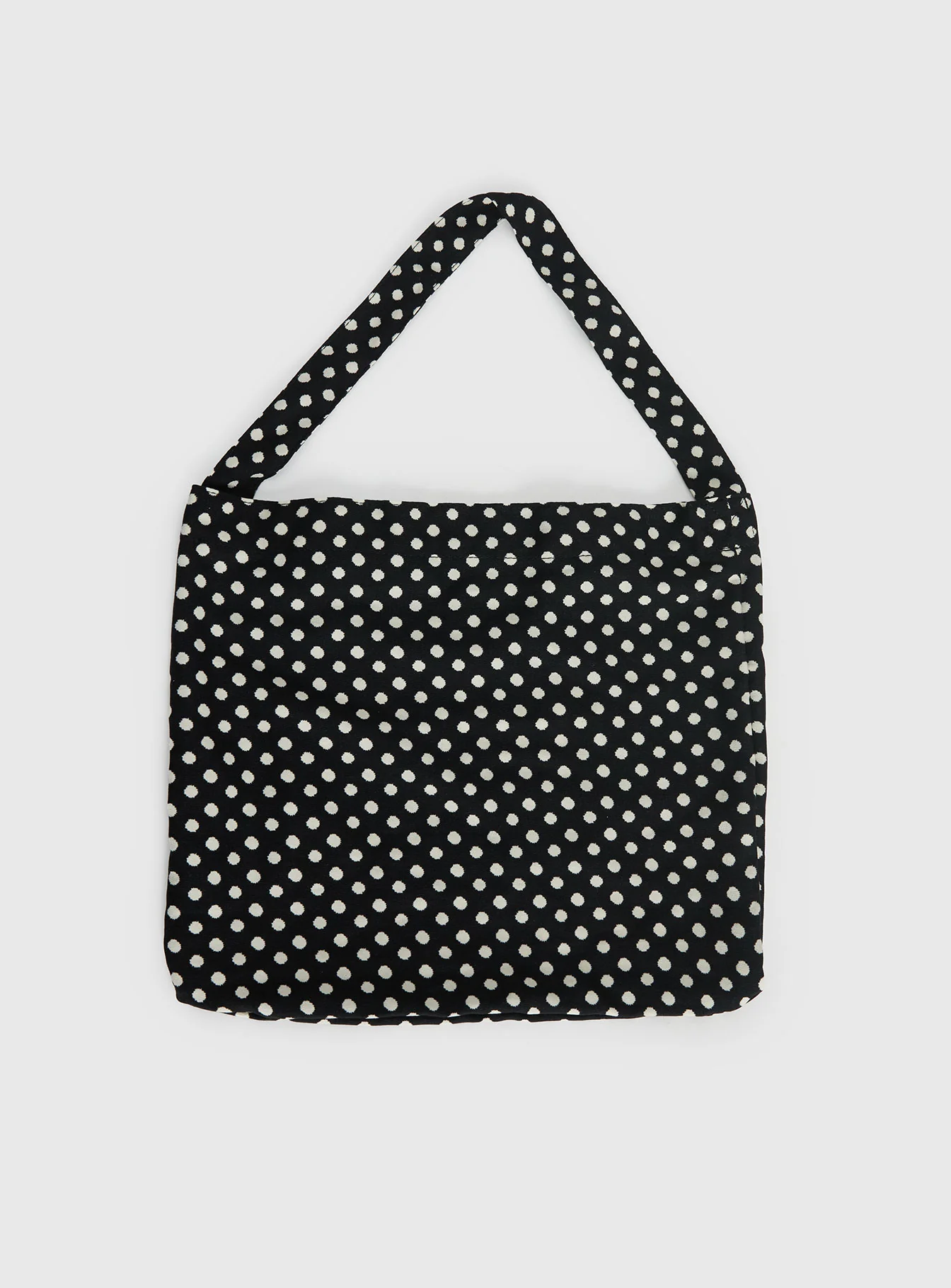 Tempting Tote Bag Black Polka