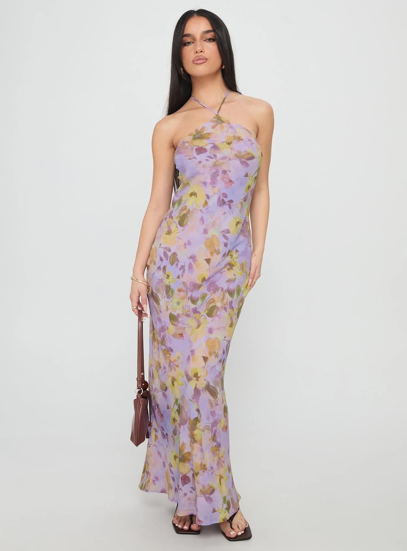 Florabella Halter Maxi Dress Multi