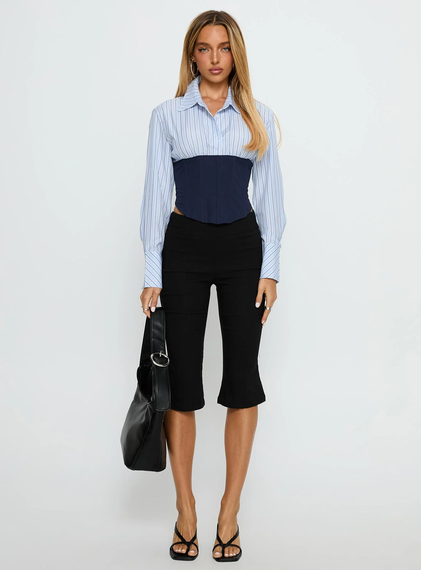 Darvell Corset Shirt Blue