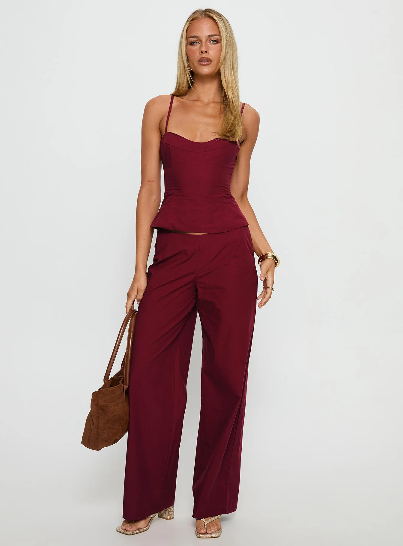 Kierstyn Corset Set Currant