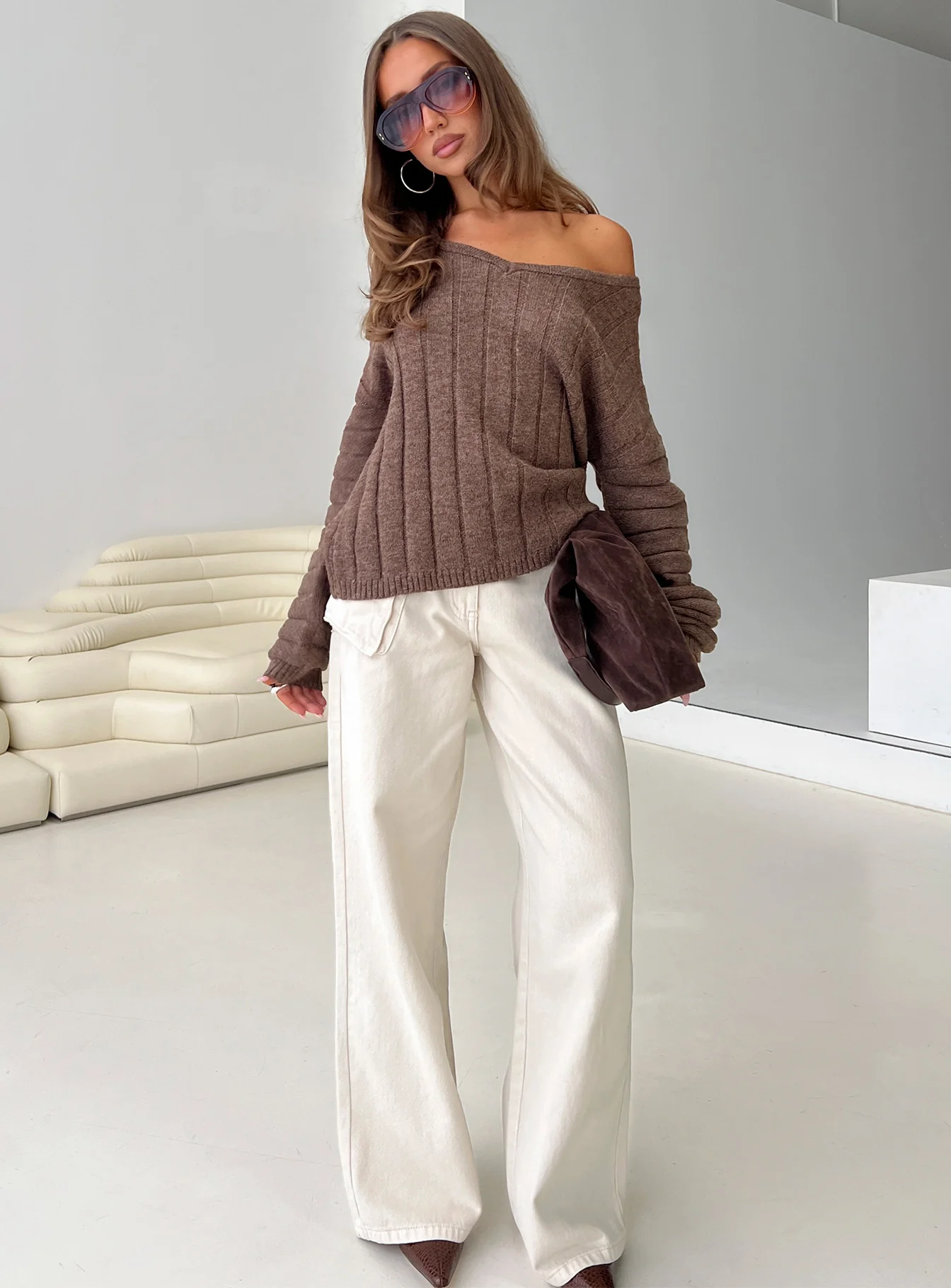 Main Thing Knit Sweater Mocha
