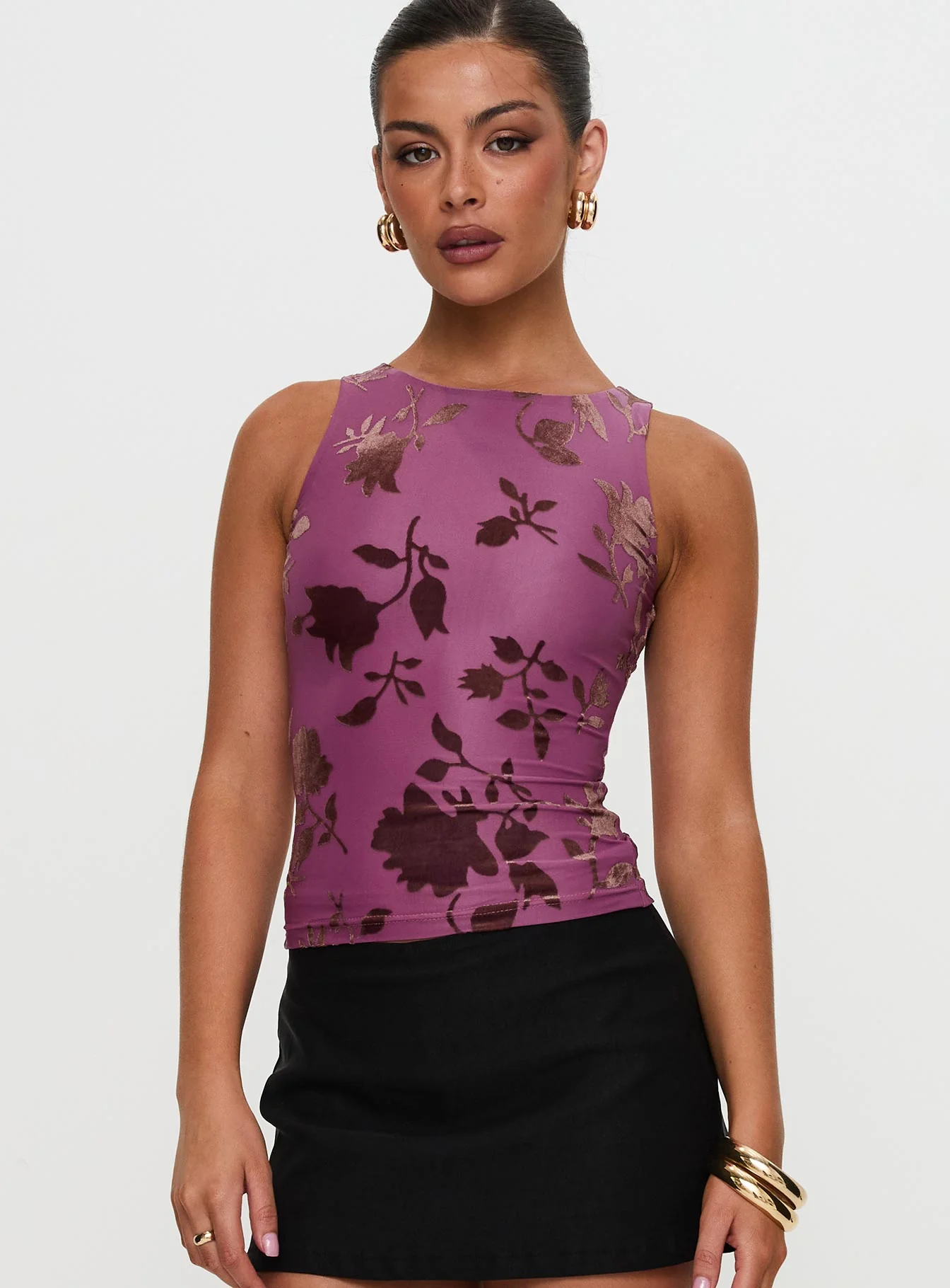 Angelical Top Purple