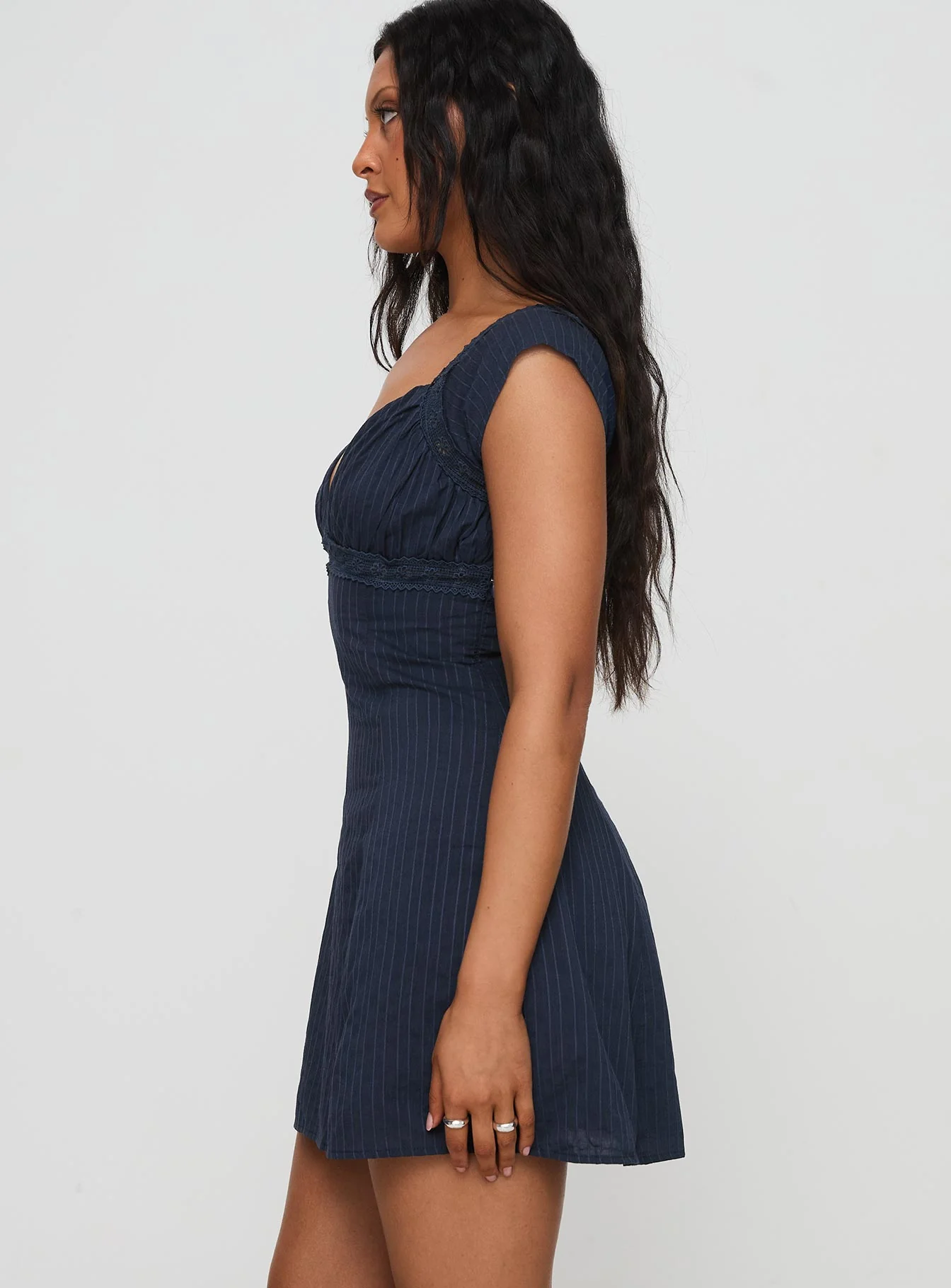 Forever And Always Mini Dress Navy