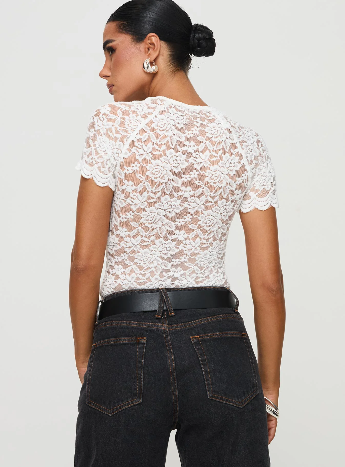 Giallo Bodysuit White