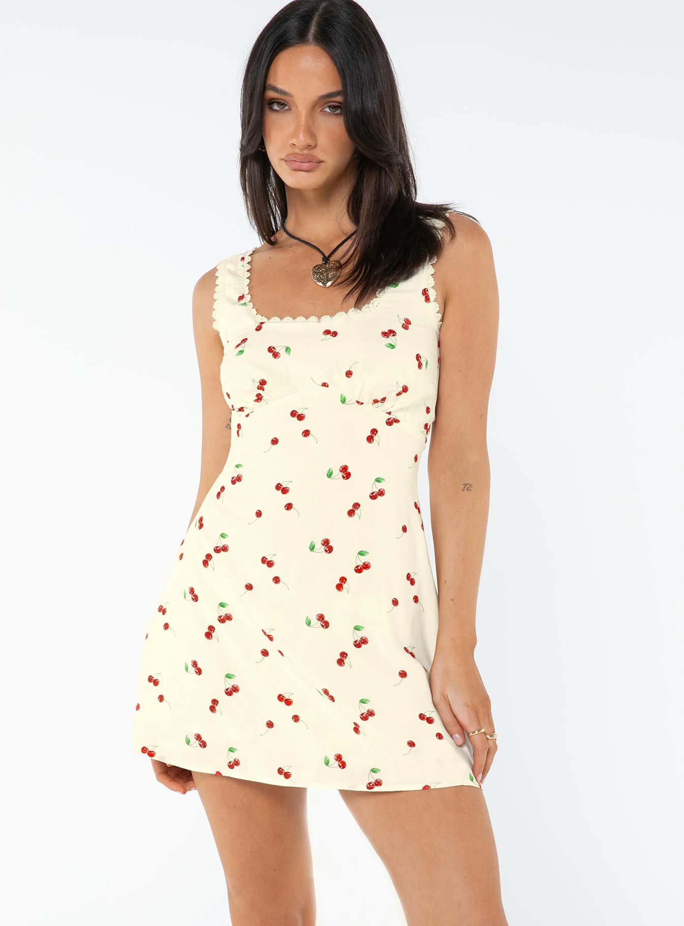 Dasha Mini Dress Cherry