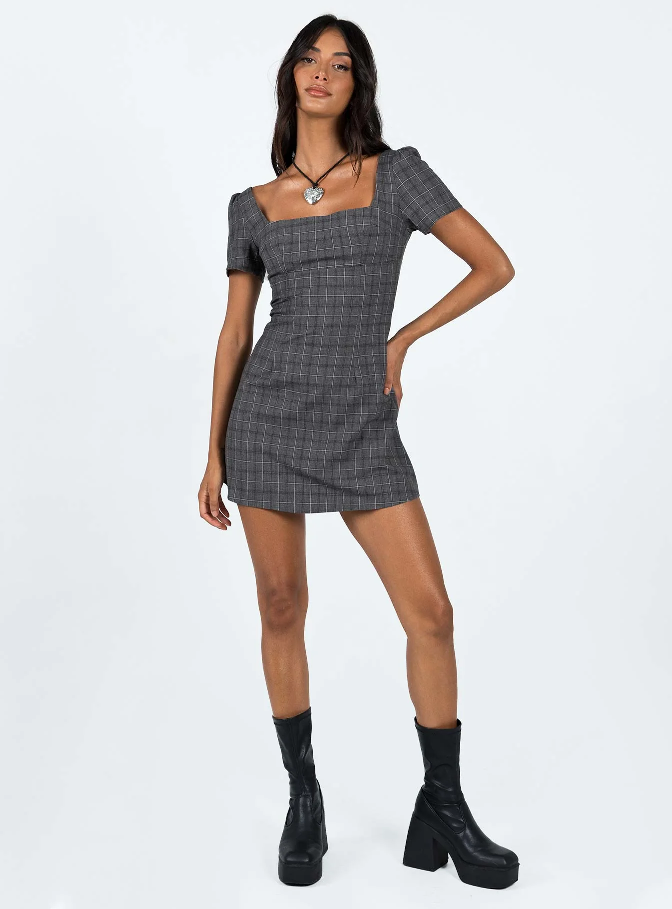 Hastings Mini Dress Check
