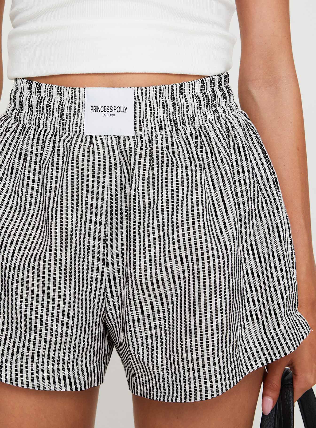 Sincar Boxer Shorts Black / White Stripe
