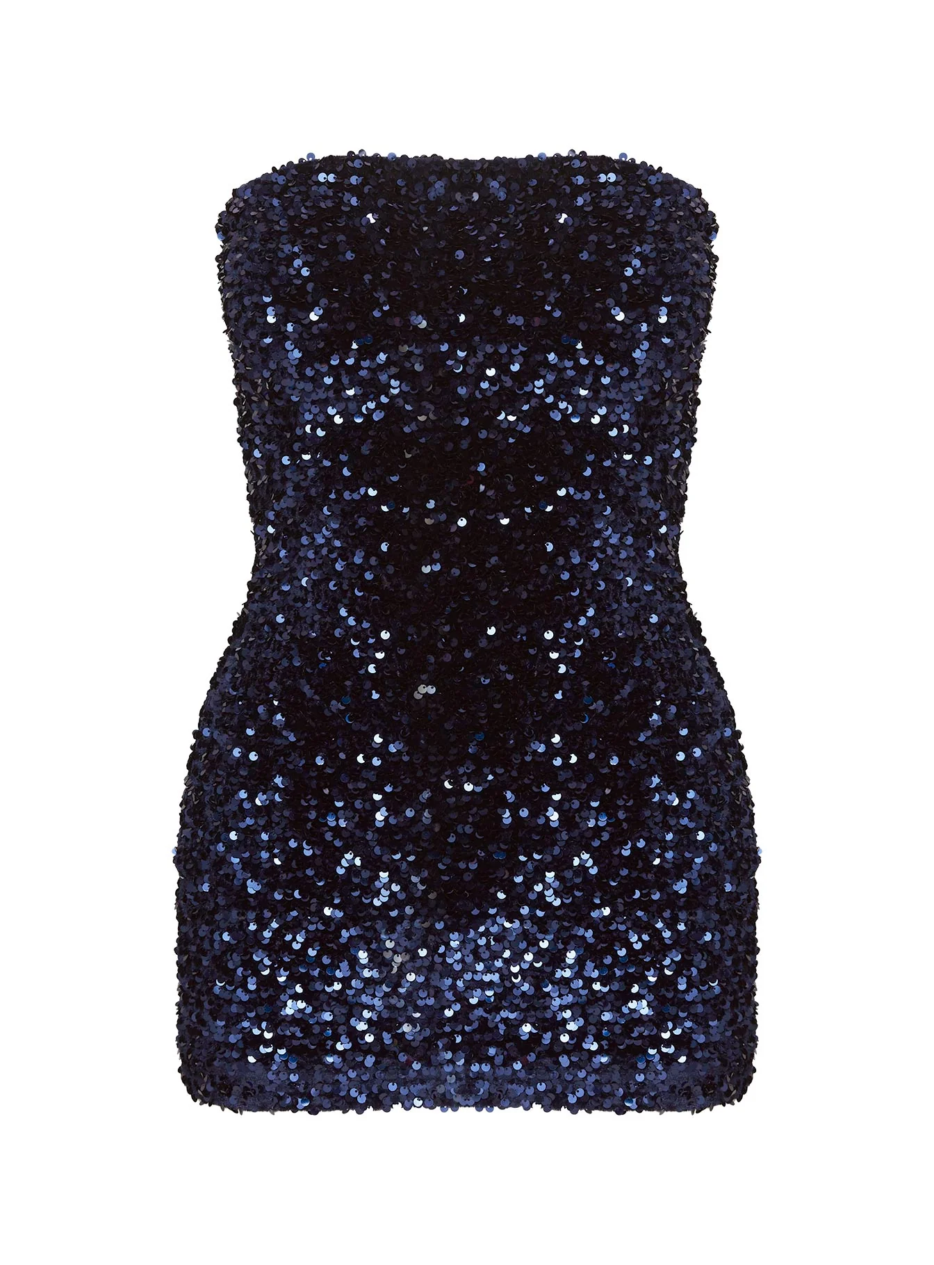 Eldoni Strapless Mini Dress Navy