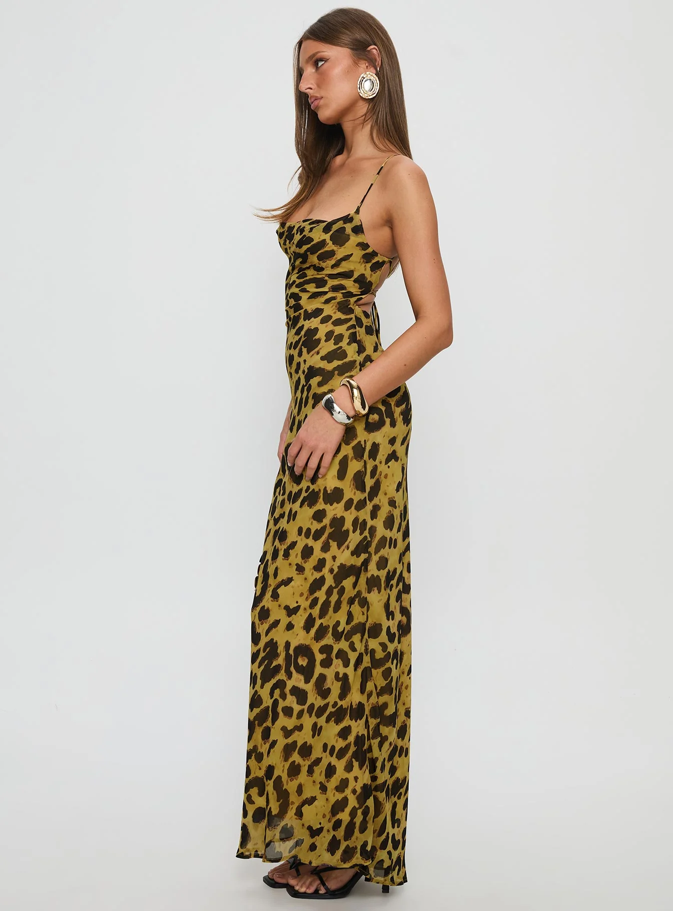 Celena Maxi Dress Leopard