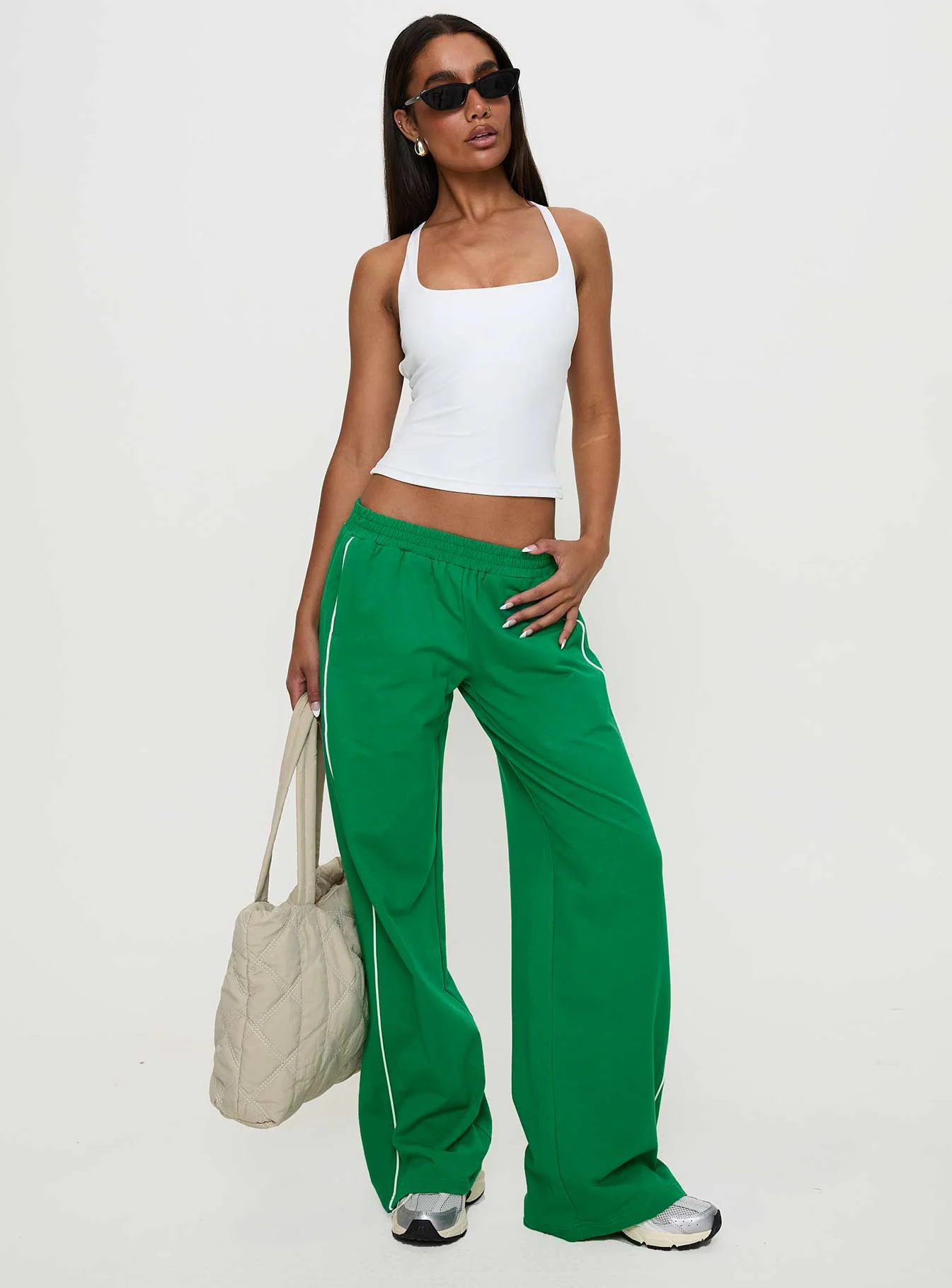 Field Day Track Pants Green