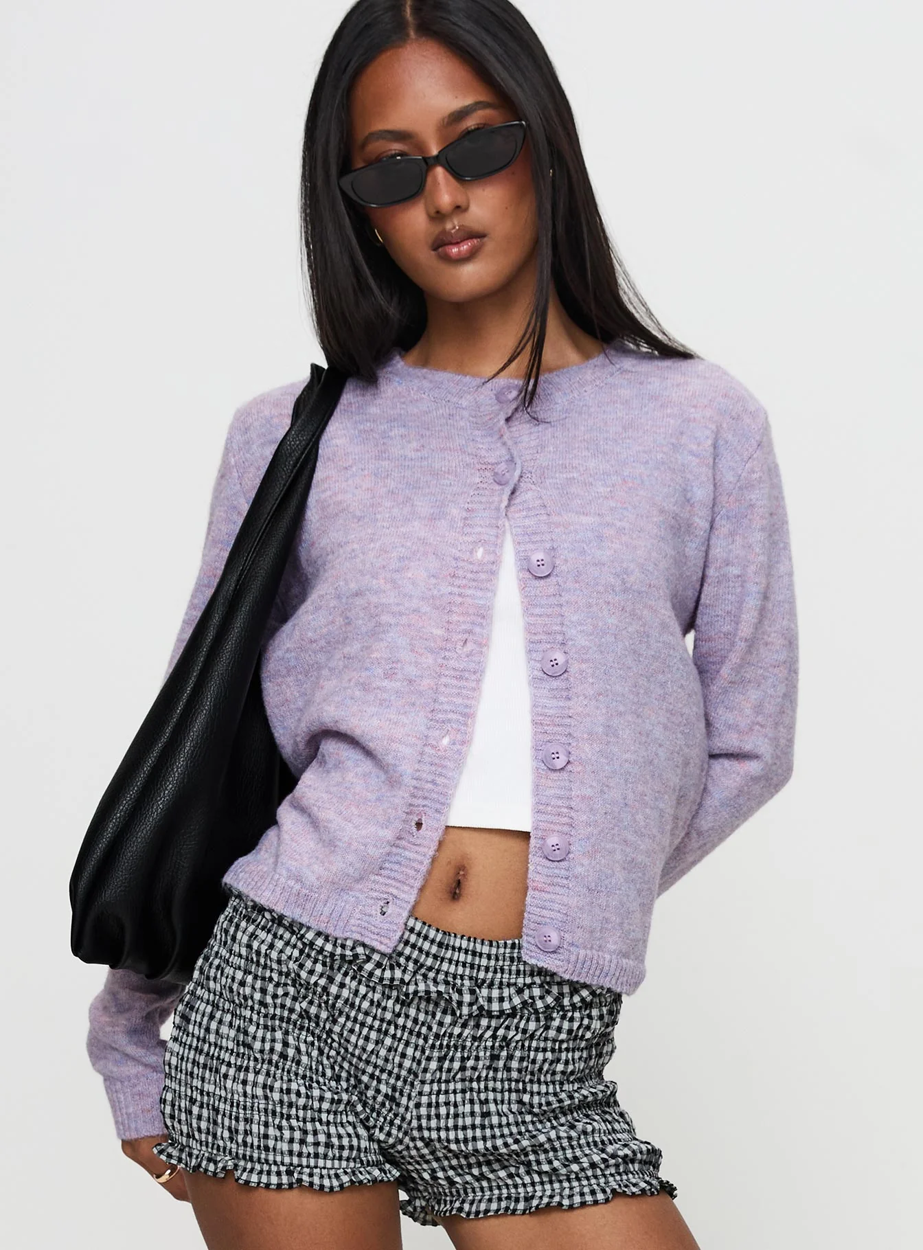 Denmark Cardigan Lilac