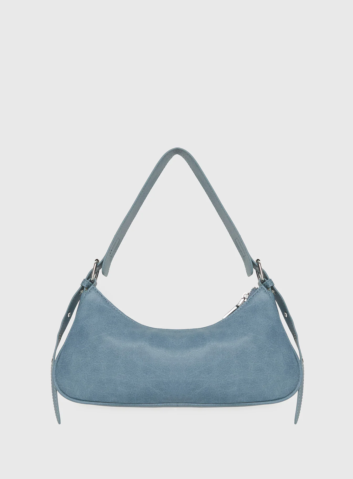 Langston Tie-Up Detail Shoulder Bag Blue
