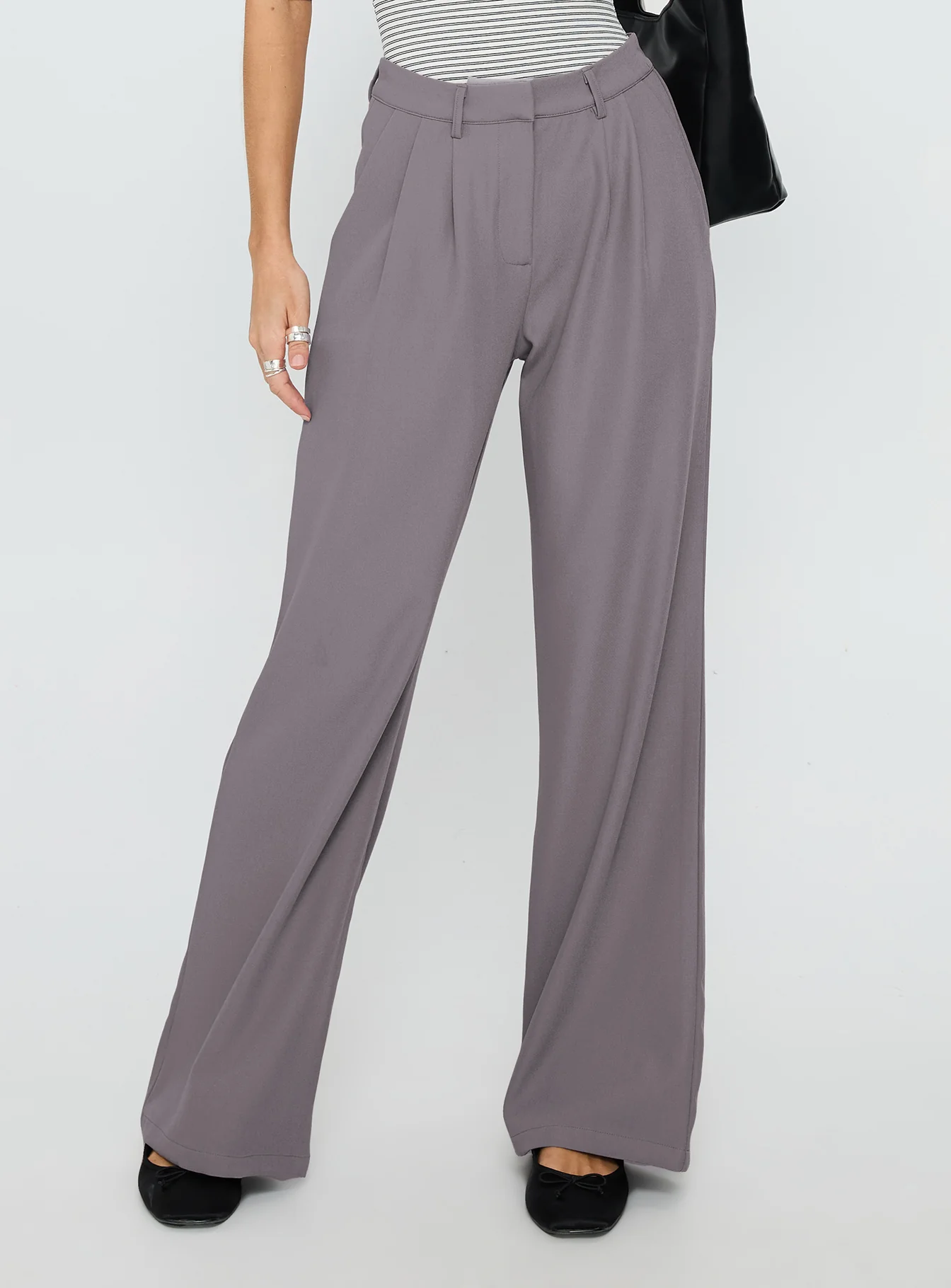 Ambient Wide Leg Pant Grey