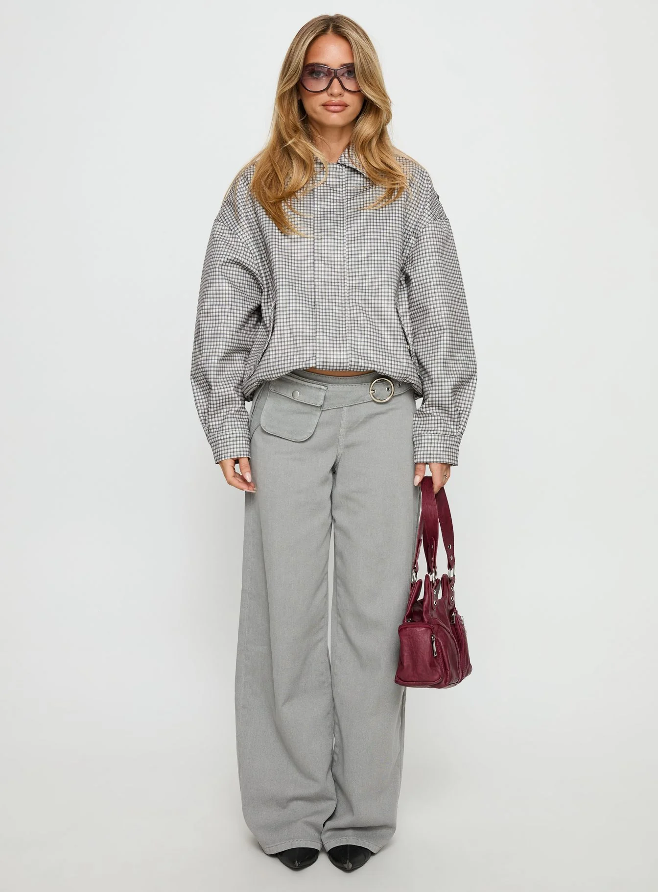 Kenny Bomber Jacket Cream Check