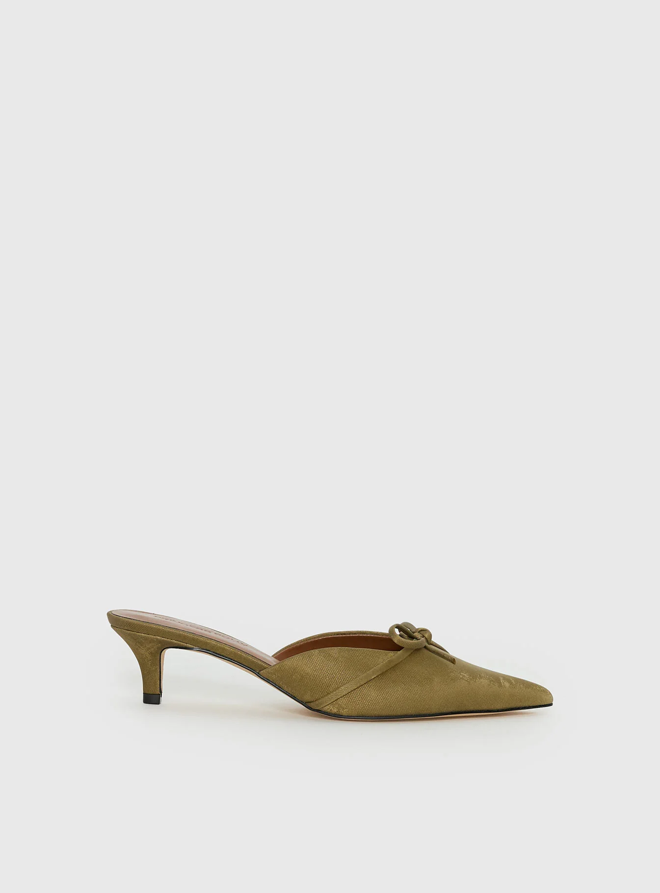 Unrivaled Pointed Toe Faux Suede Heels Green