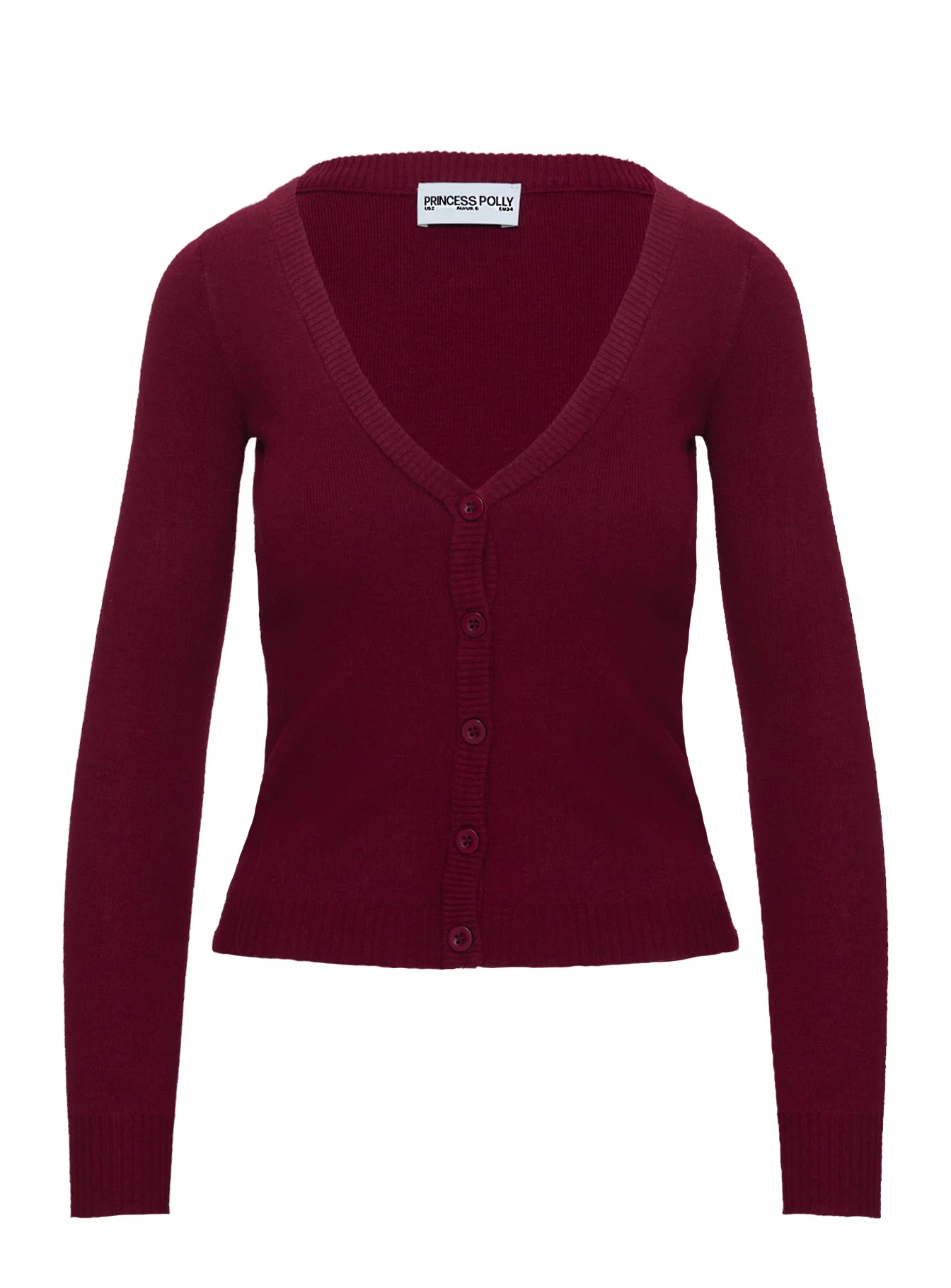 York Cardigan Cherry Red