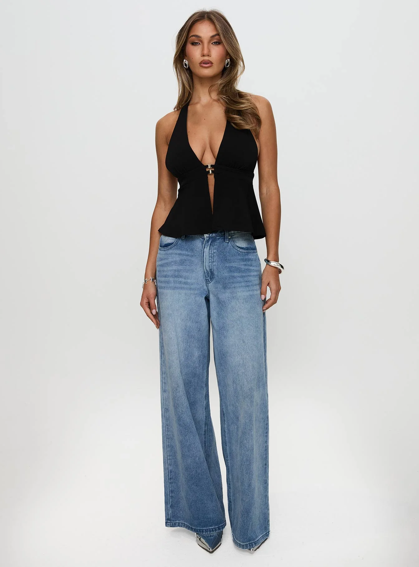 Brealle Halter Top Black