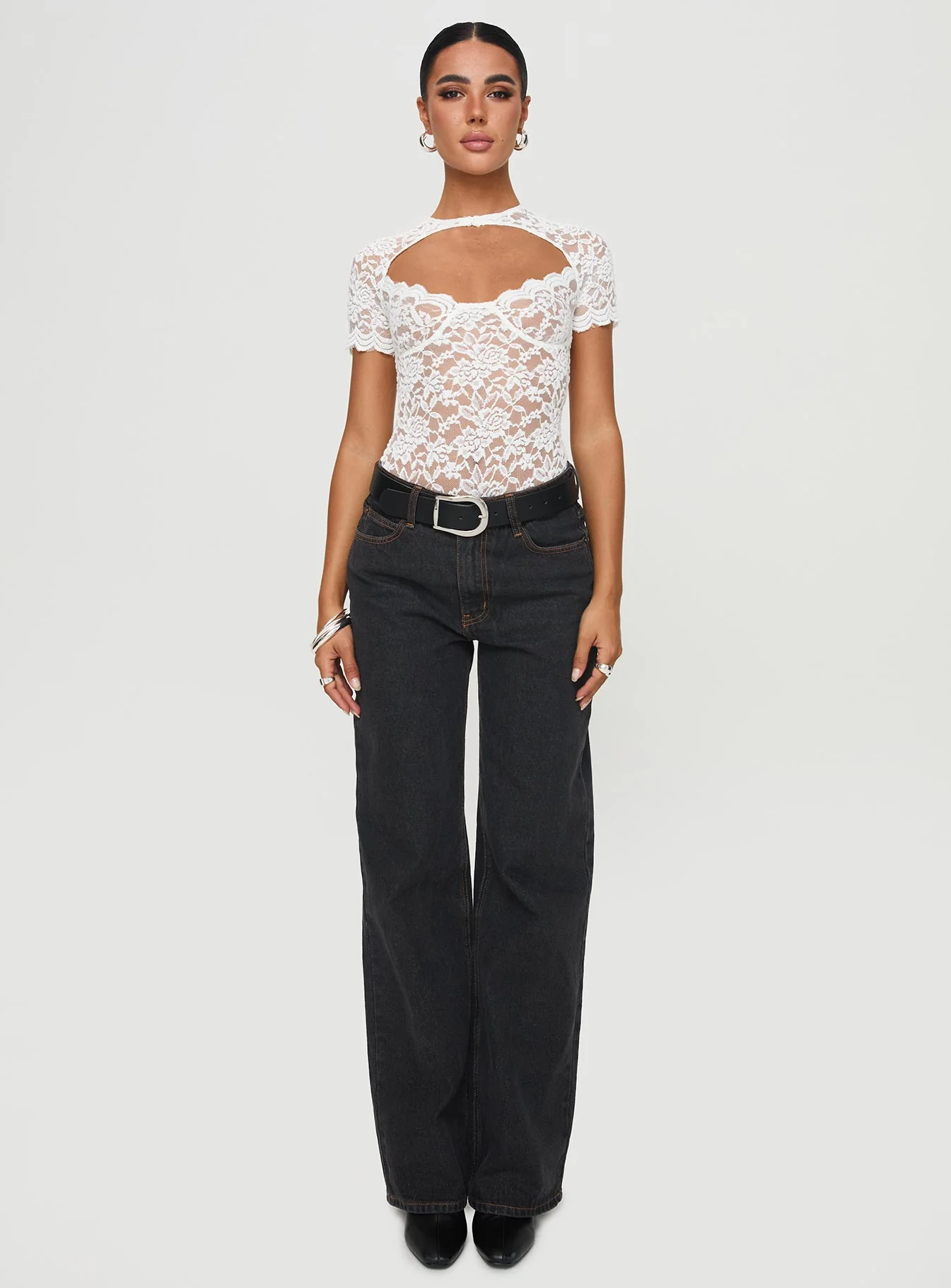 Giallo Bodysuit White