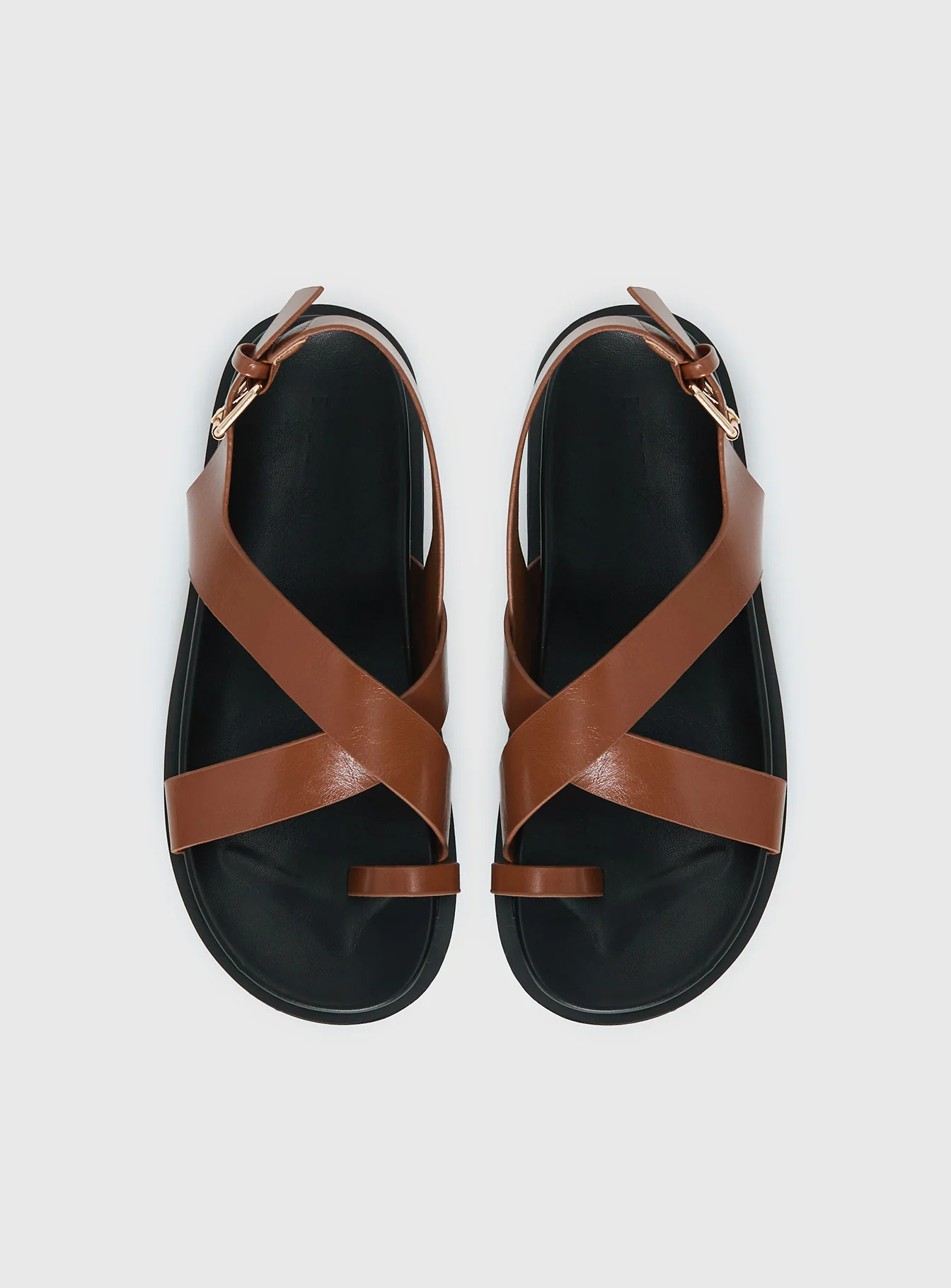 Billini Tennie Sandals Tan / Black