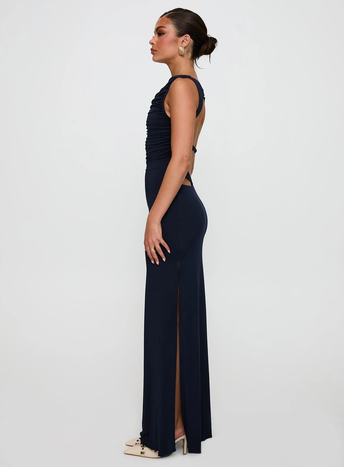Undeniable Cut Out Maxi Dress Navy