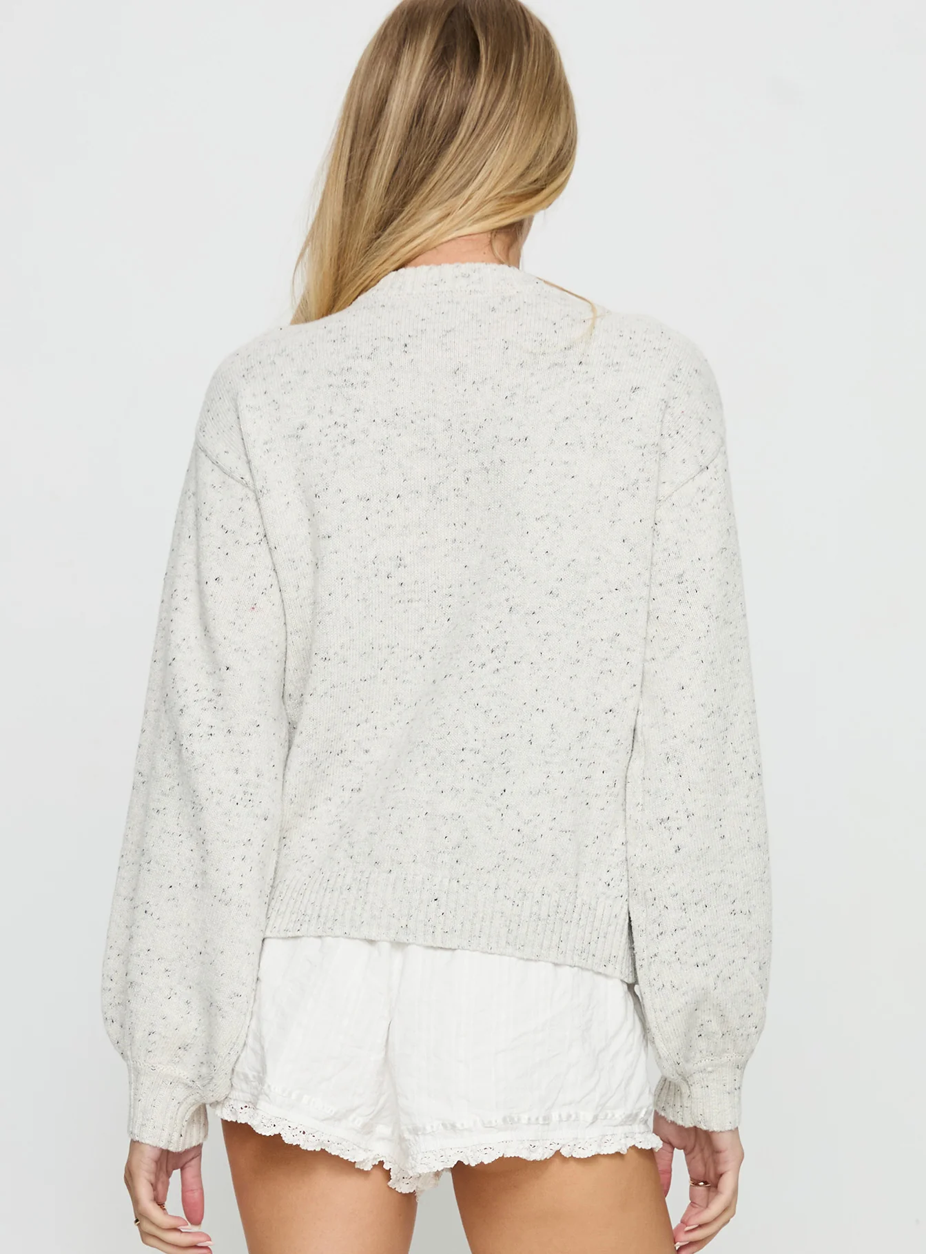 Dorah Boxy Cardigan Grey