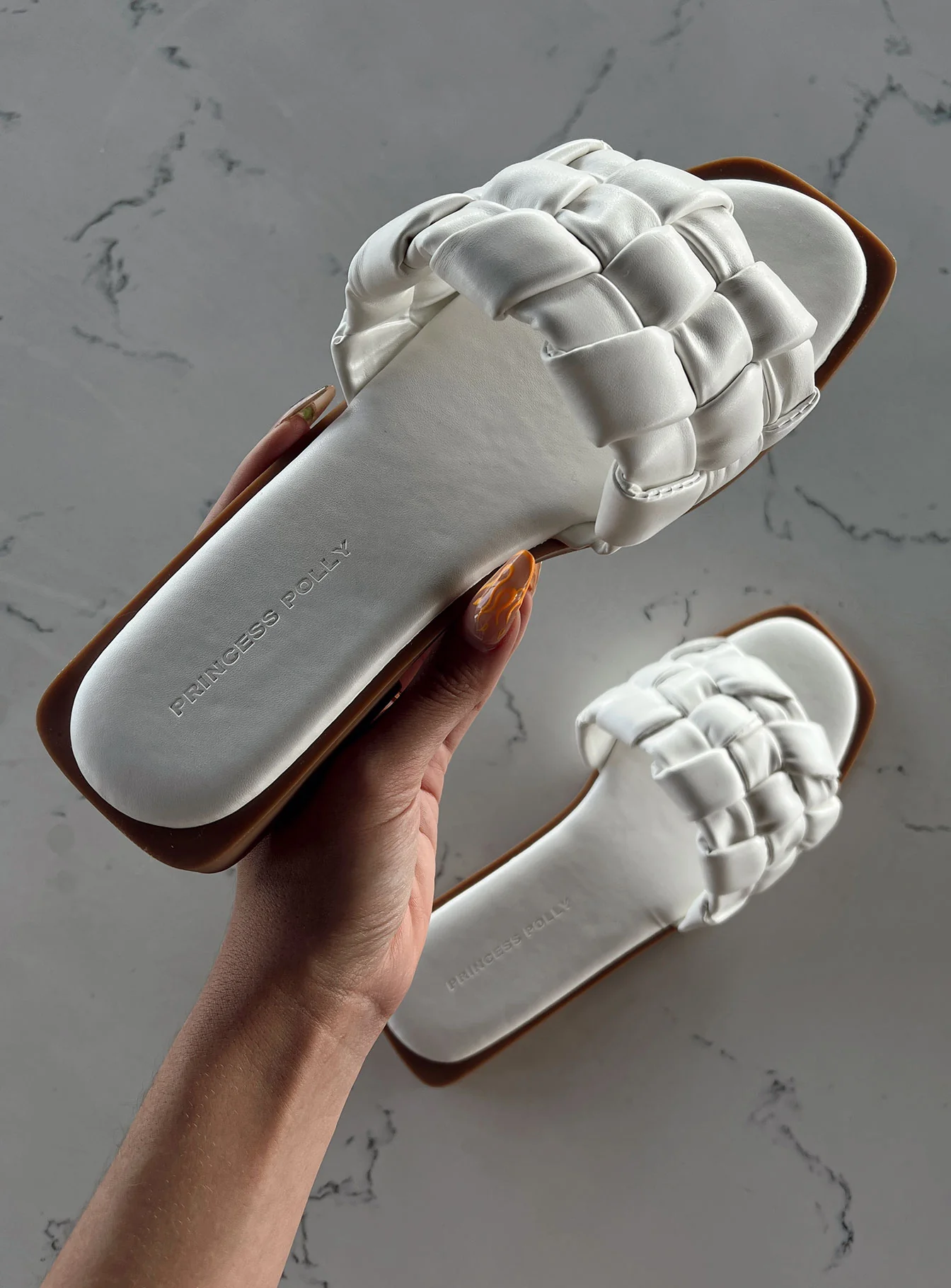 Buxton Sandals White