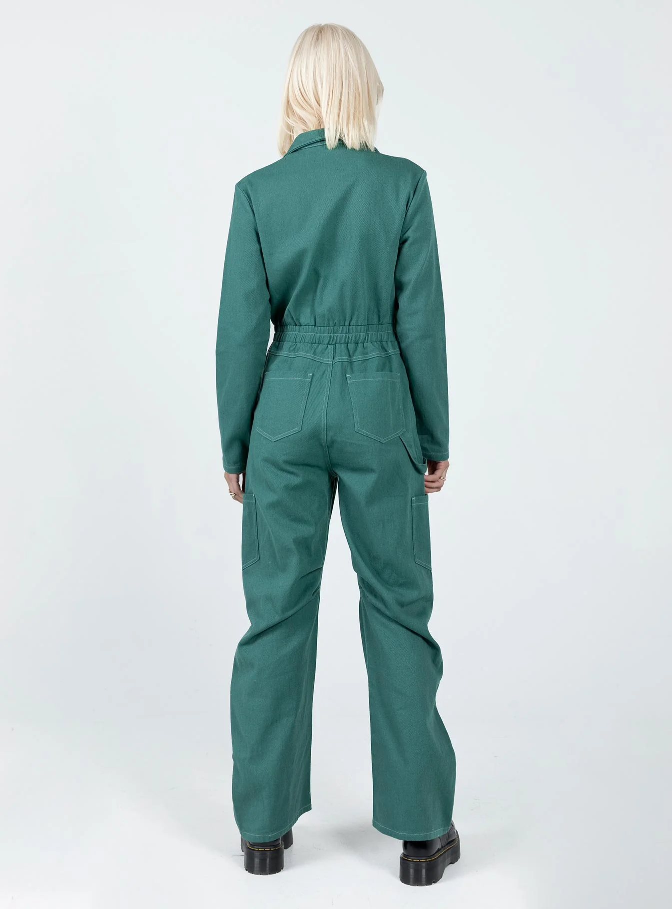 Miami Vice Boiler Suit Forest Green