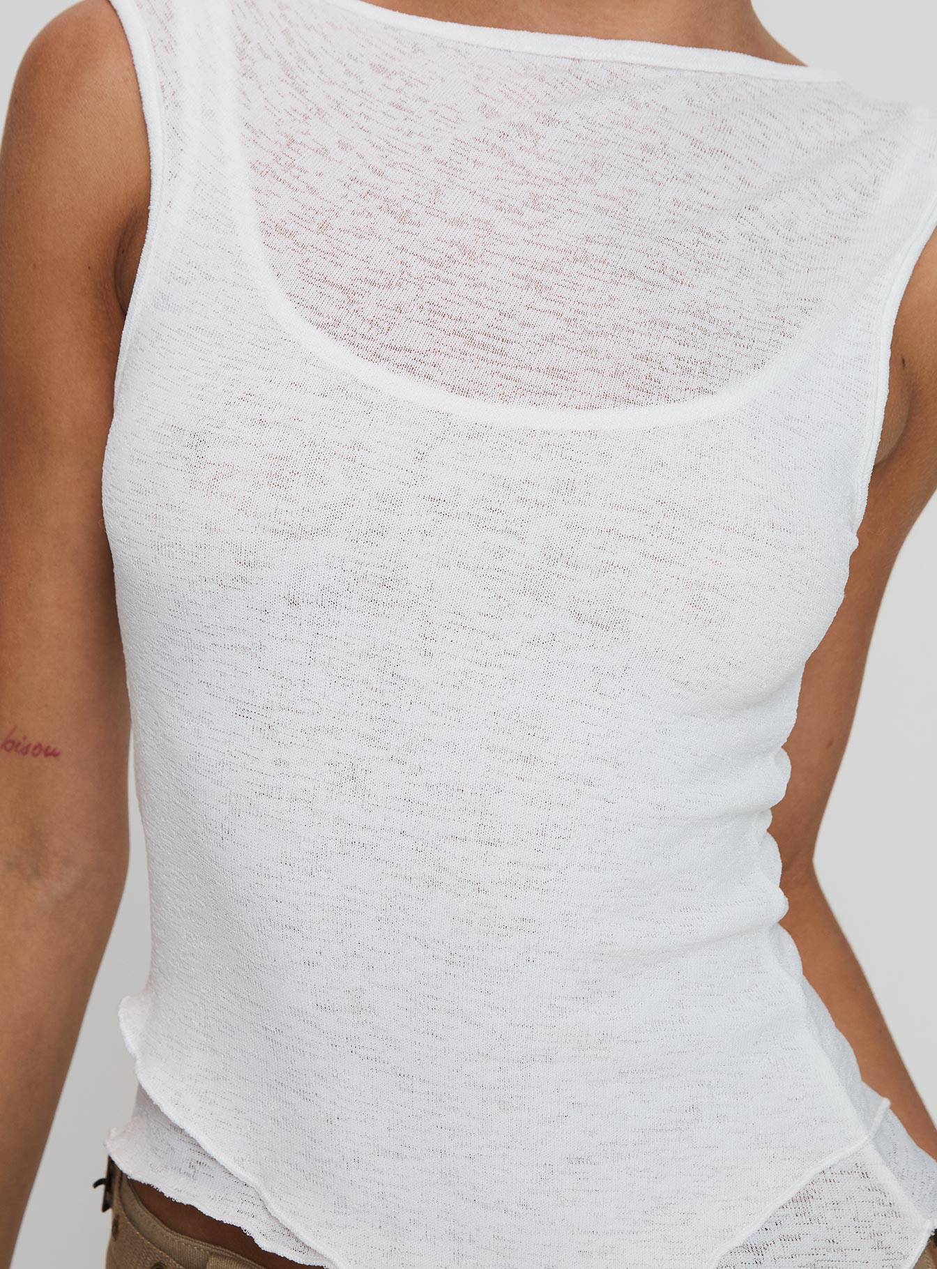 Lefort Tank Top White