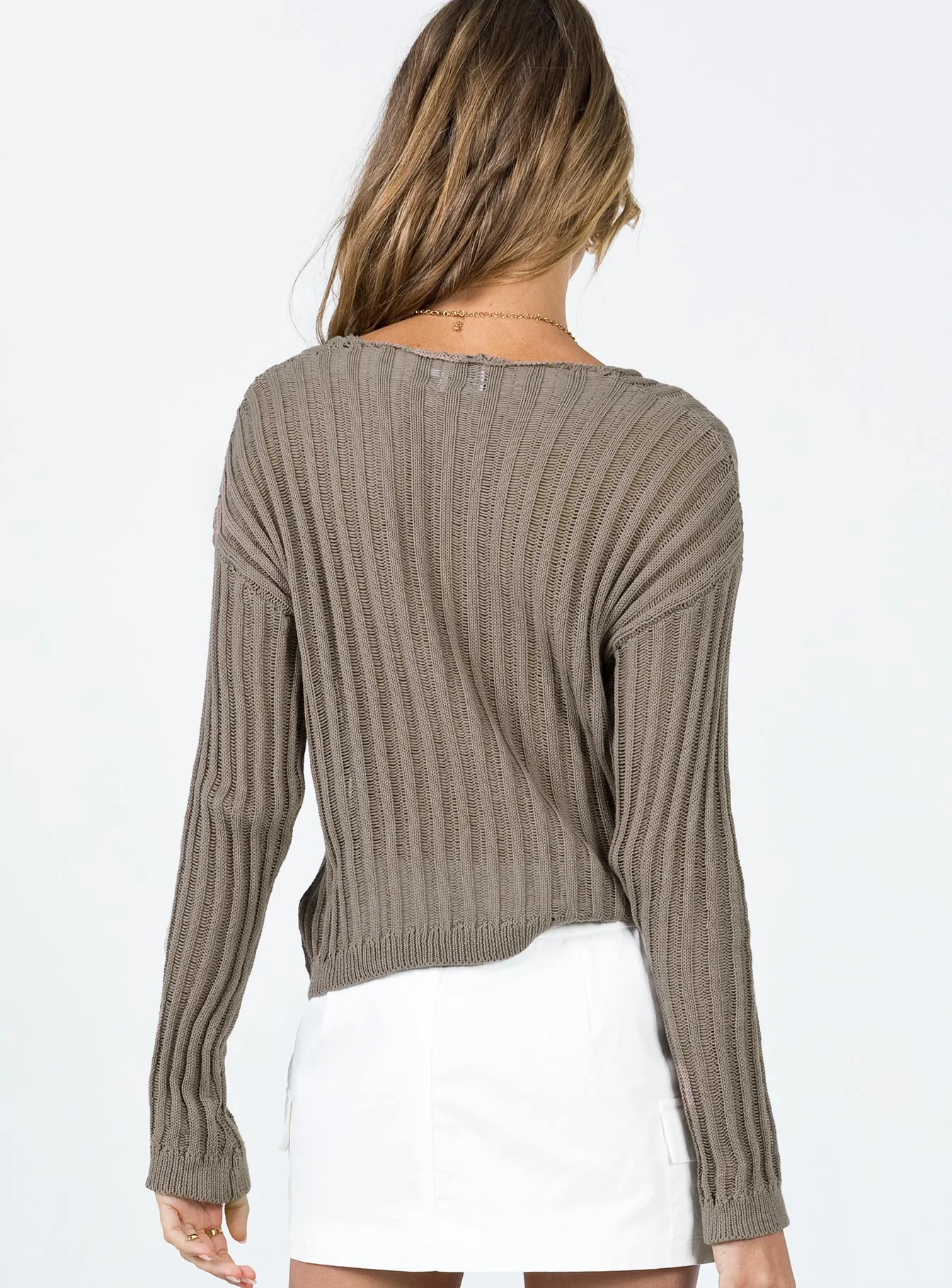 The Adrianna Sweater Khaki