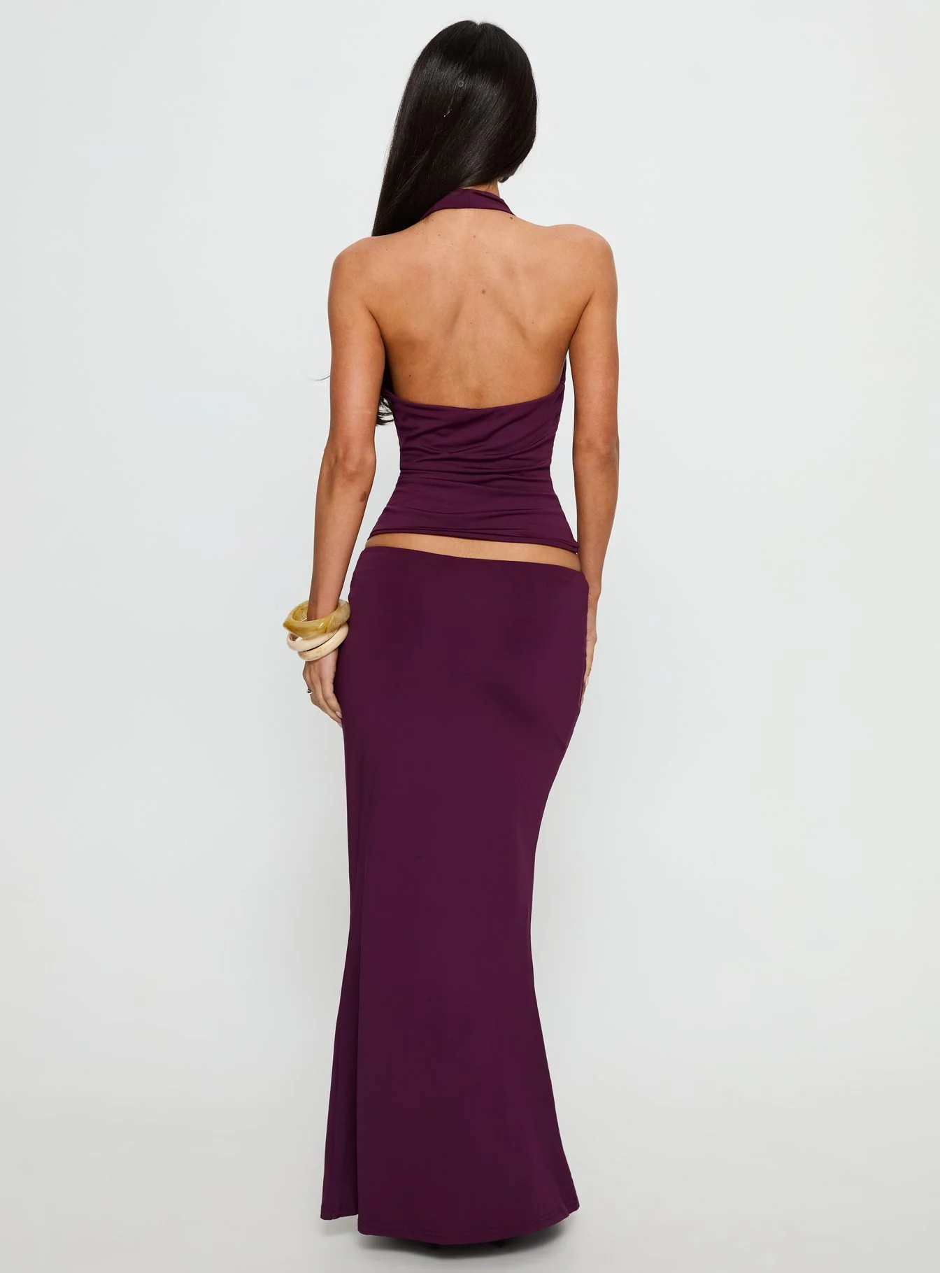 Vanecia Maxi Skirt Purple